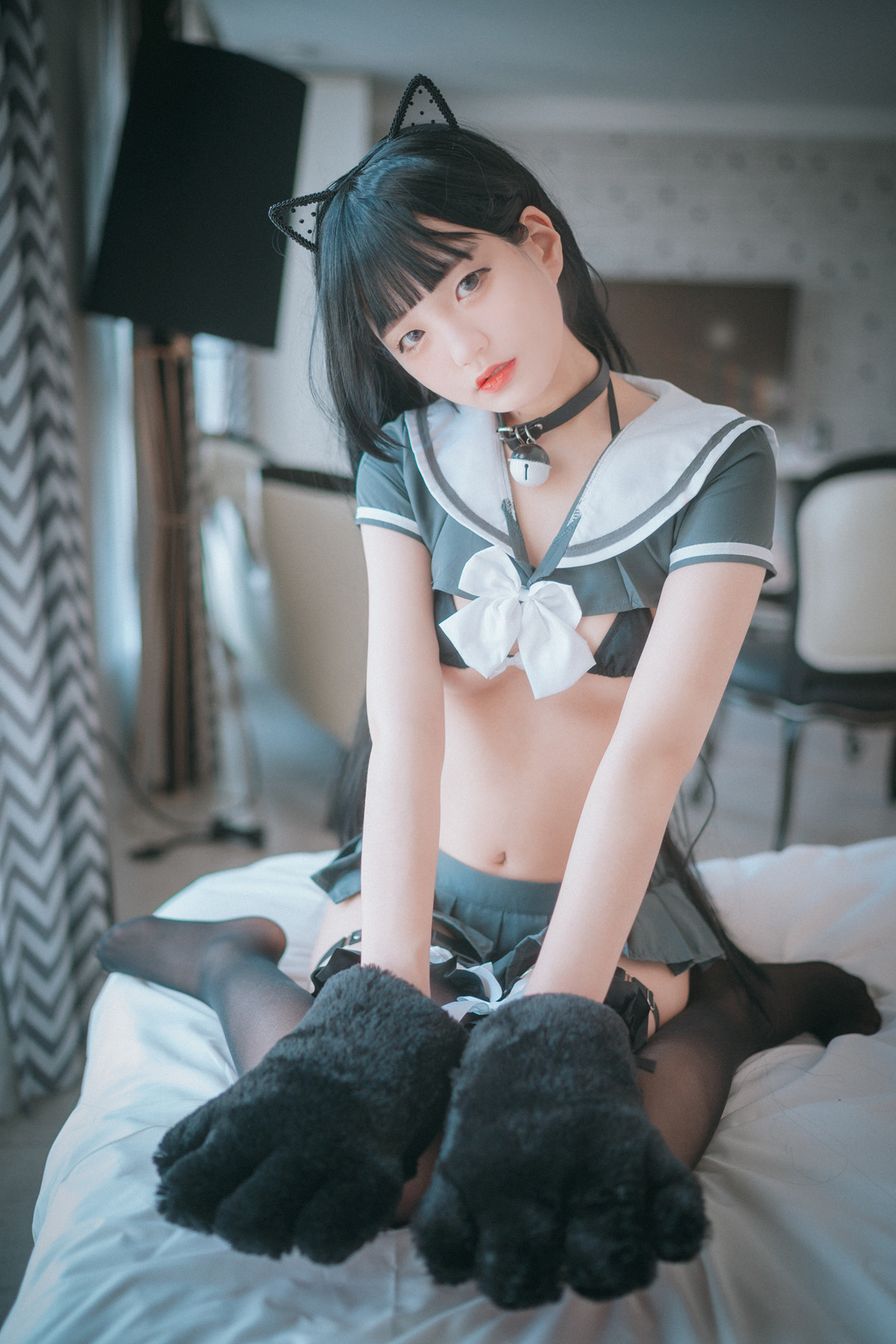 Jeong Jenny 정제니, DJAWA Katzenmädchen in Schuluniformの写真 15