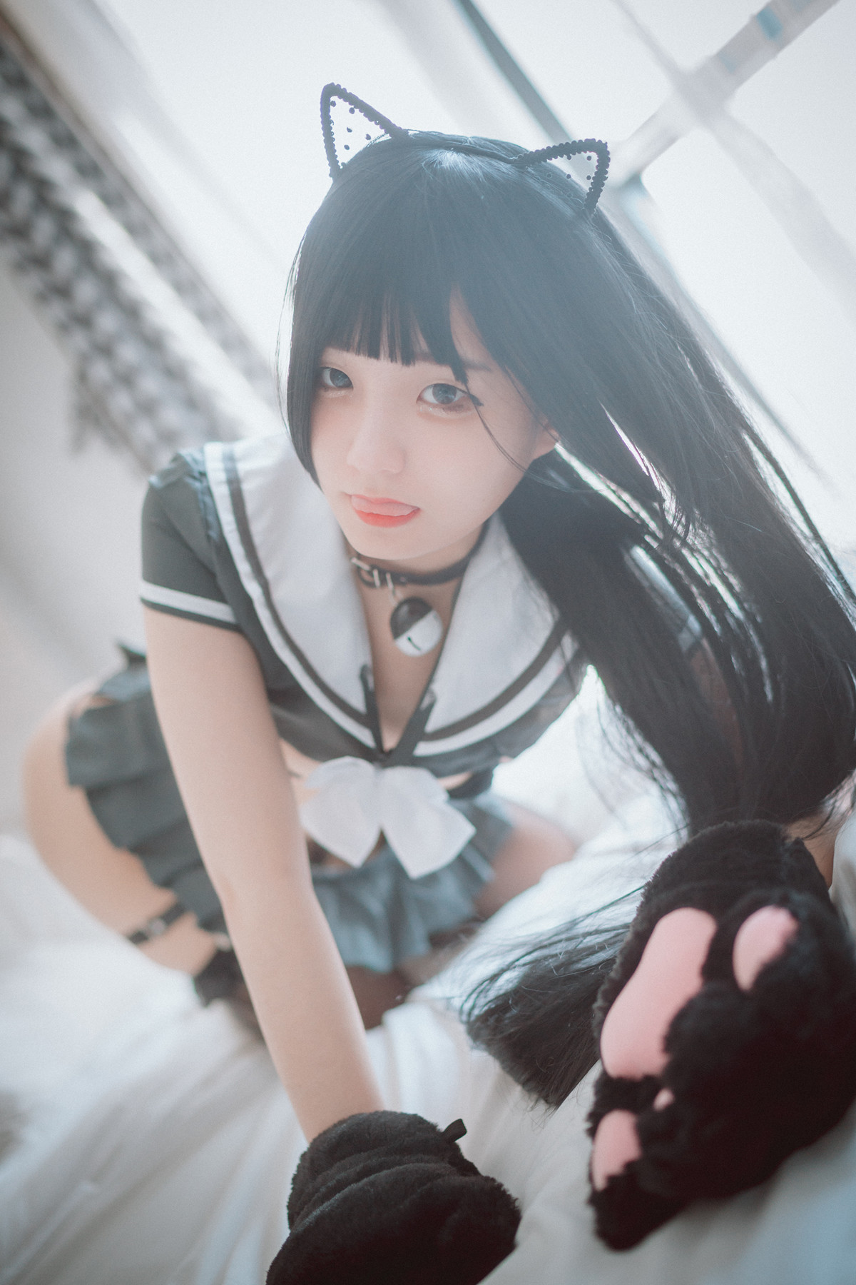 Jeong Jenny 정제니, DJAWA Katzenmädchen in Schuluniformの写真 22