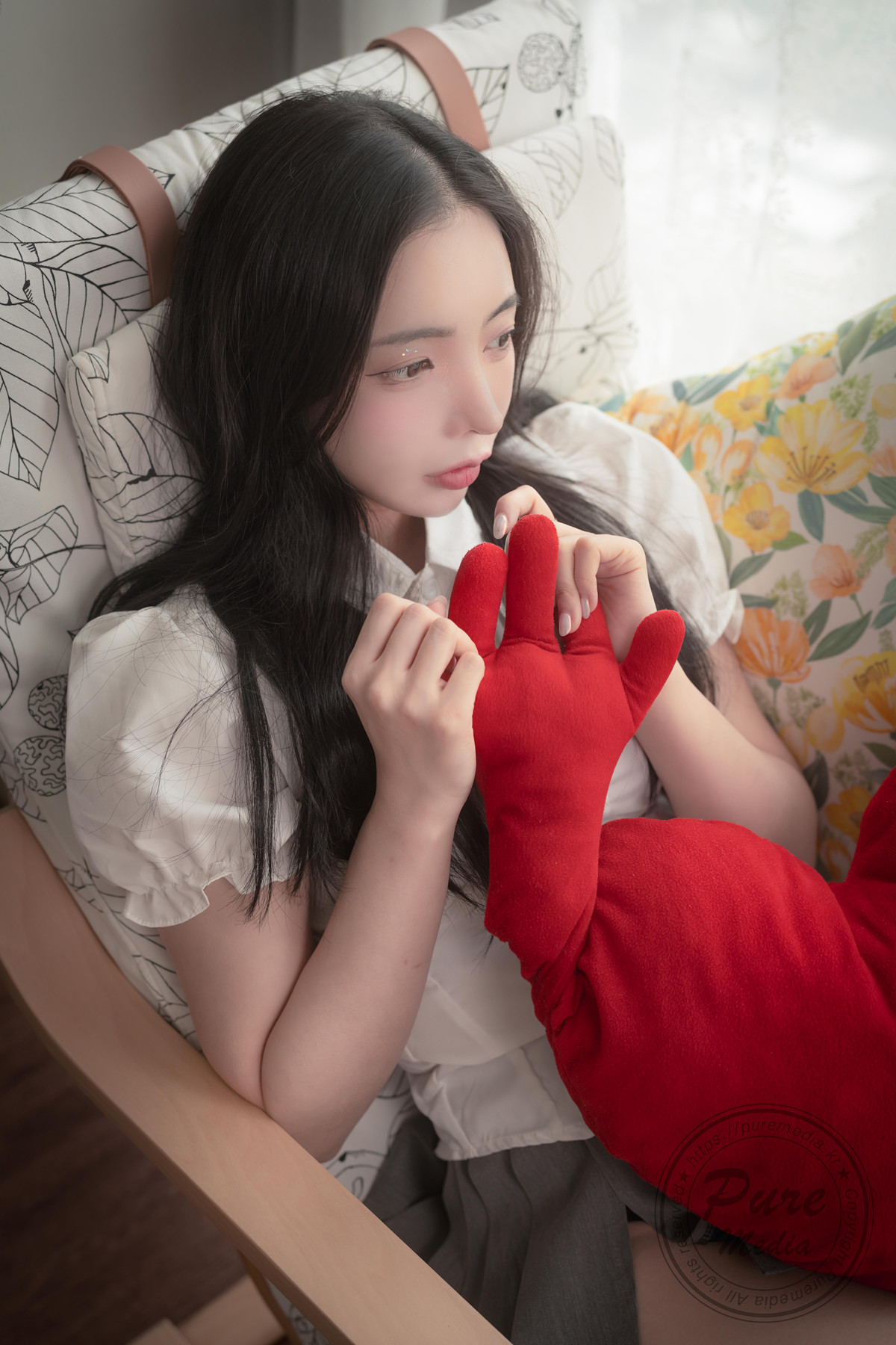 Mallang 말랑, PURE MEDIA Vol.288 ‘Moist Girl on Rainy Day’ Set.01の写真 3