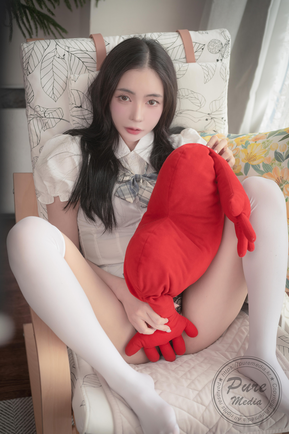 Mallang 말랑, PURE MEDIA Vol.288 ‘Moist Girl on Rainy Day’ Set.01の写真 4