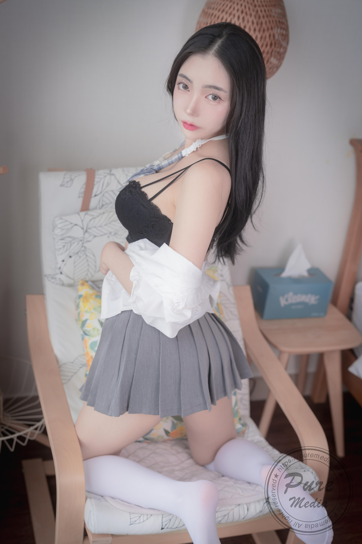 Mallang 말랑, PURE MEDIA Vol.288 ‘Moist Girl on Rainy Day’ Set.01の写真 31