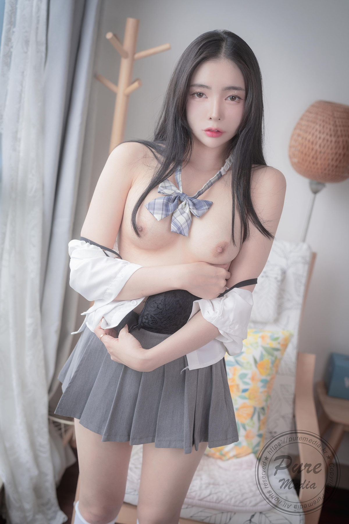 Mallang 말랑, PURE MEDIA Vol.288 ‘Moist Girl on Rainy Day’ Set.01の写真 39