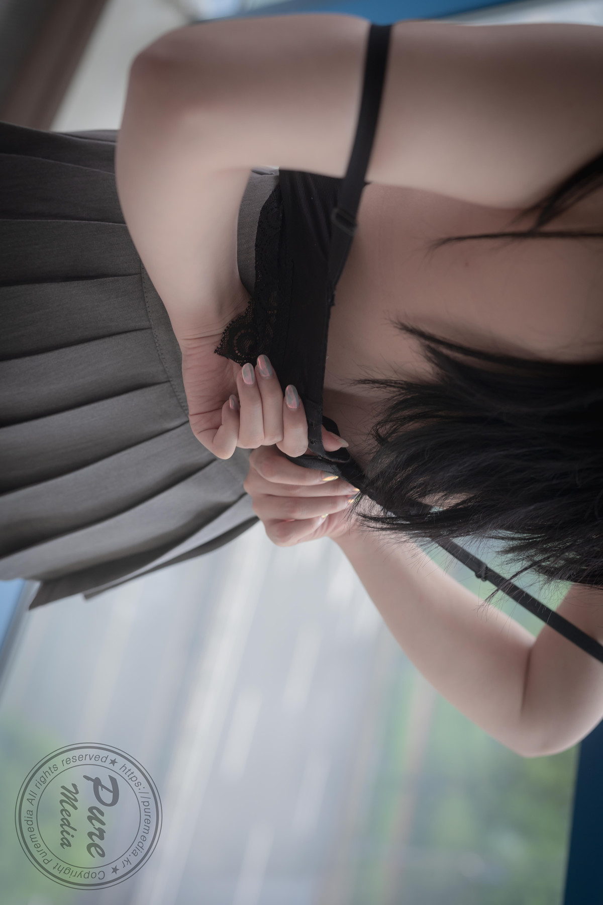 Mallang 말랑, PURE MEDIA Vol.288 ‘Moist Girl on Rainy Day’ Set.01の写真 40