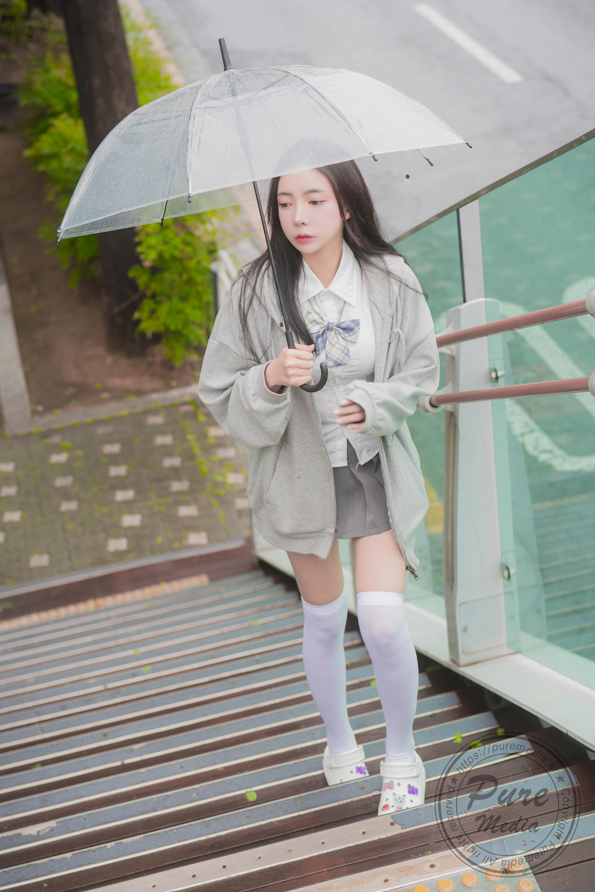 Mallang 말랑, PURE MEDIA Vol.288 ‘Moist Girl on Rainy Day’ Set.03の写真 2