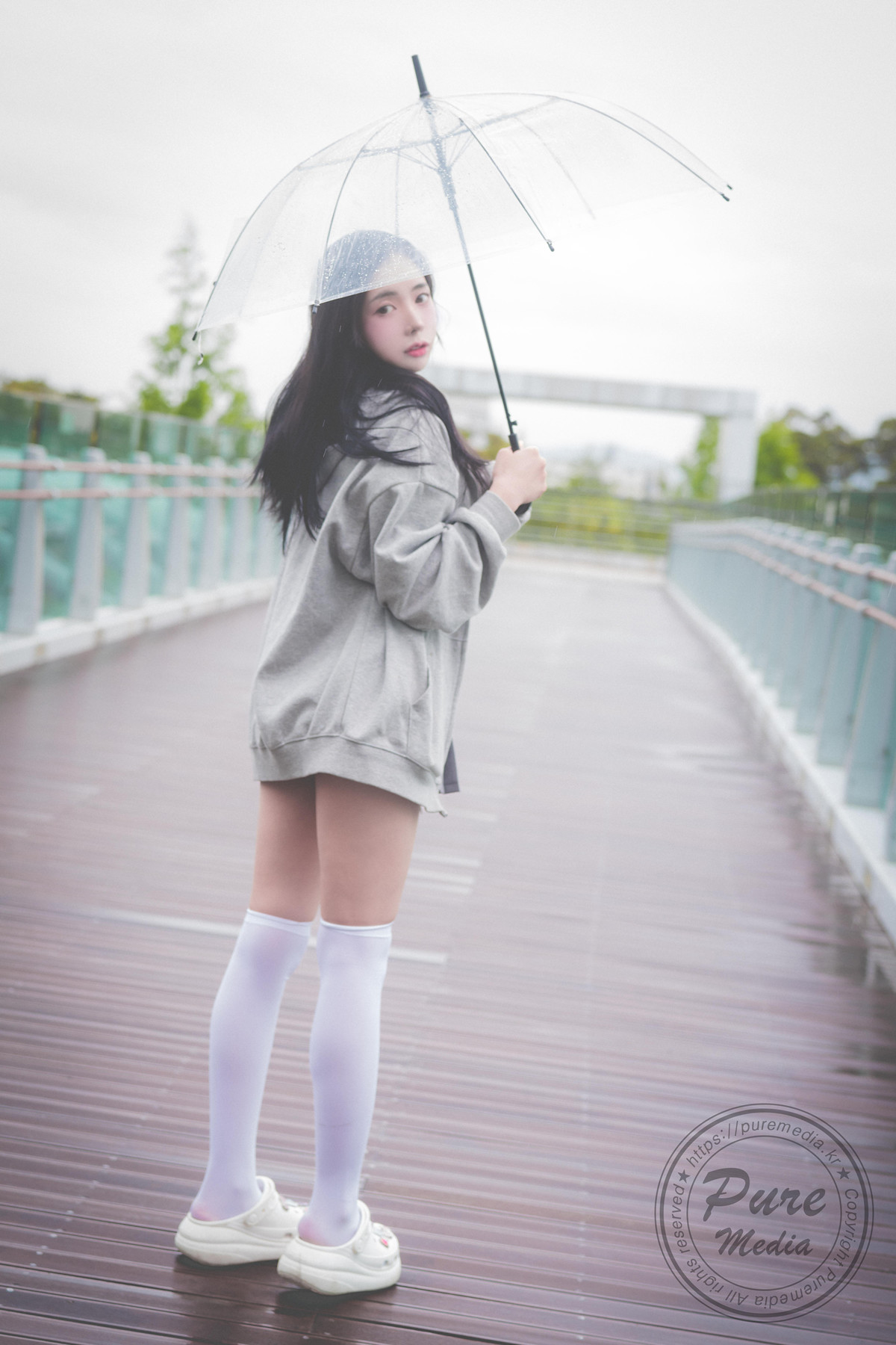 Mallang 말랑, PURE MEDIA Vol.288 ‘Moist Girl on Rainy Day’ Set.03の写真 4