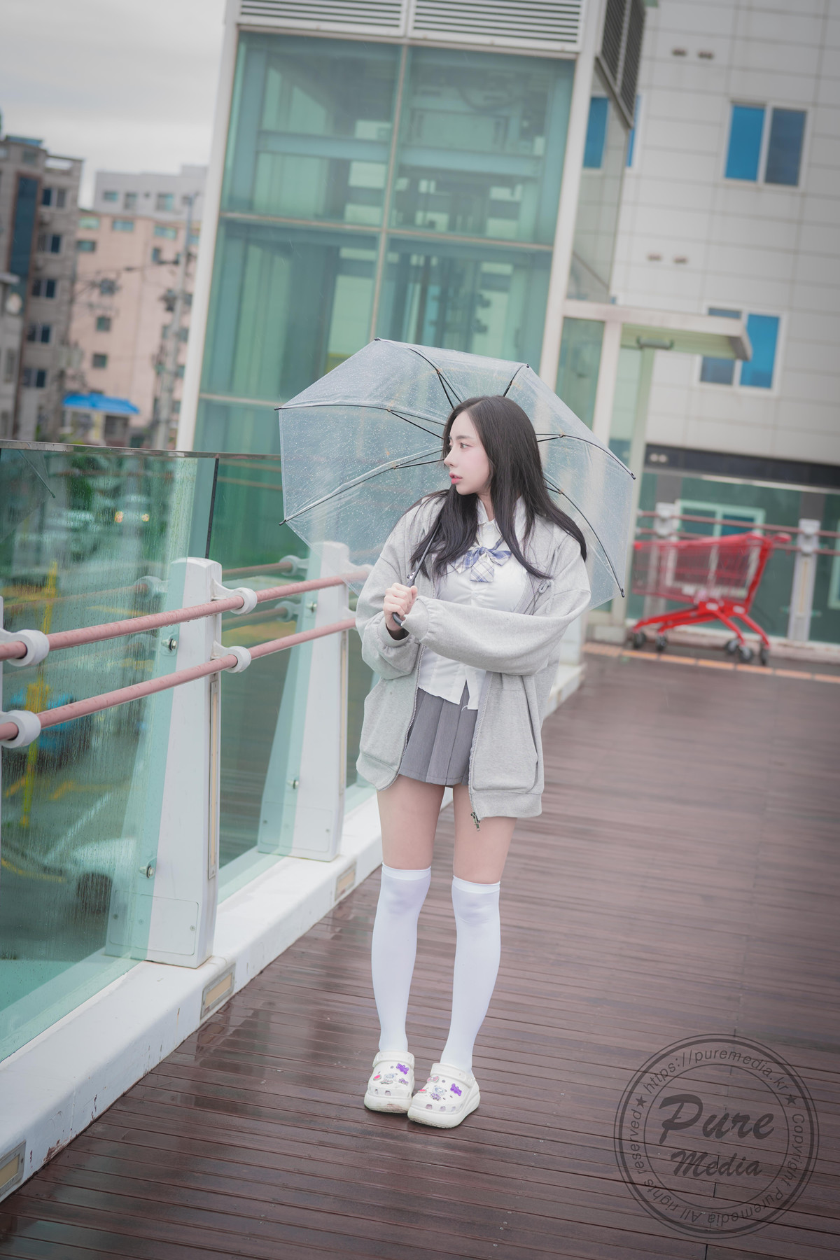 Mallang 말랑, PURE MEDIA Vol.288 ‘Moist Girl on Rainy Day’ Set.03の写真 5