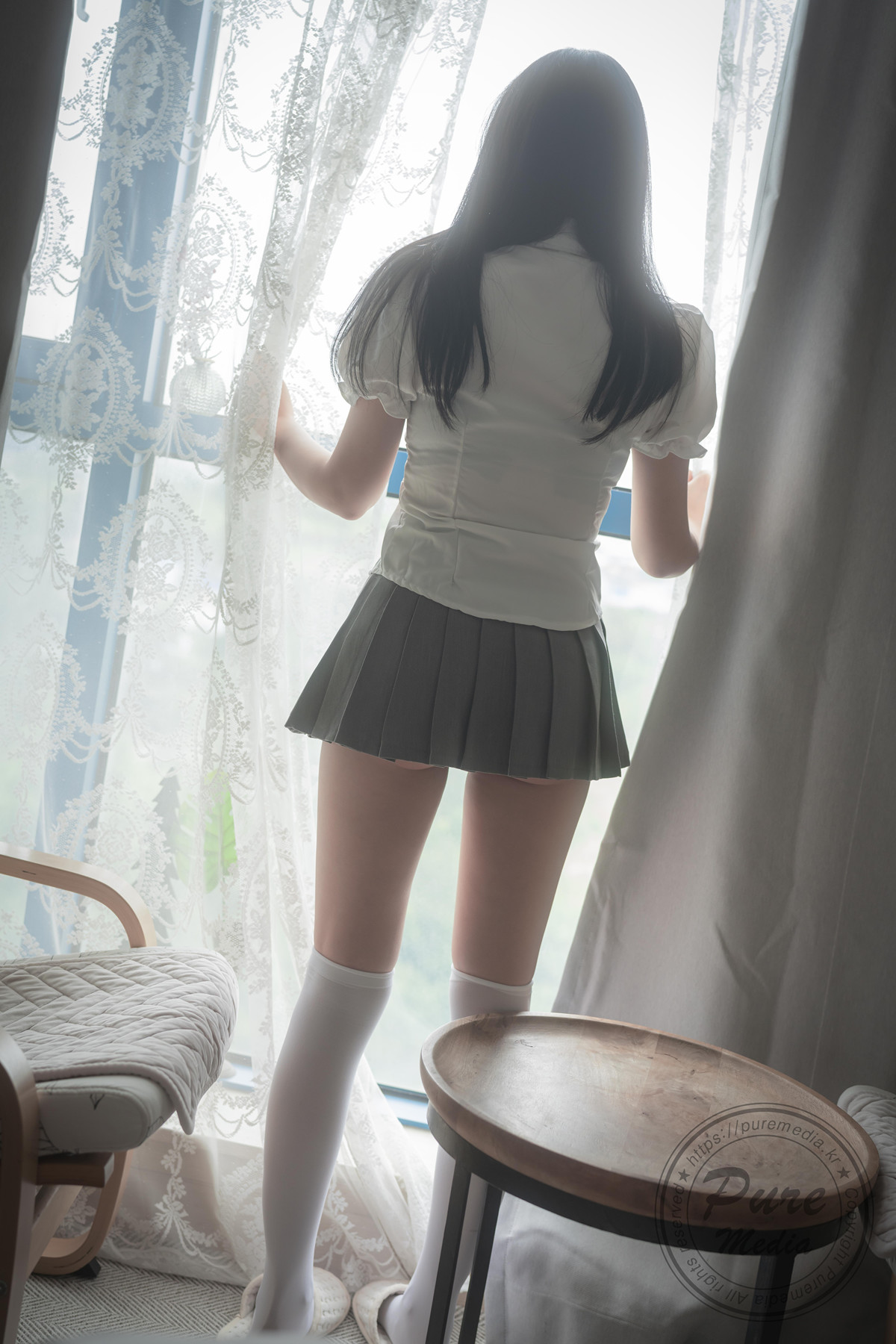 Mallang 말랑, PURE MEDIA Vol.288 ‘Moist Girl on Rainy Day’ Set.03の写真 16