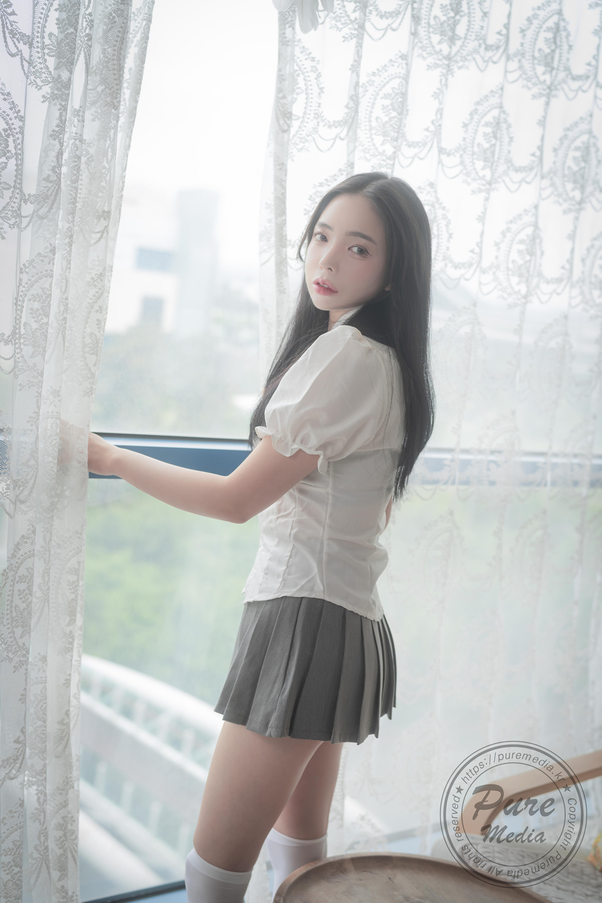 Mallang 말랑, PURE MEDIA Vol.288 ‘Moist Girl on Rainy Day’ Set.03の写真 17