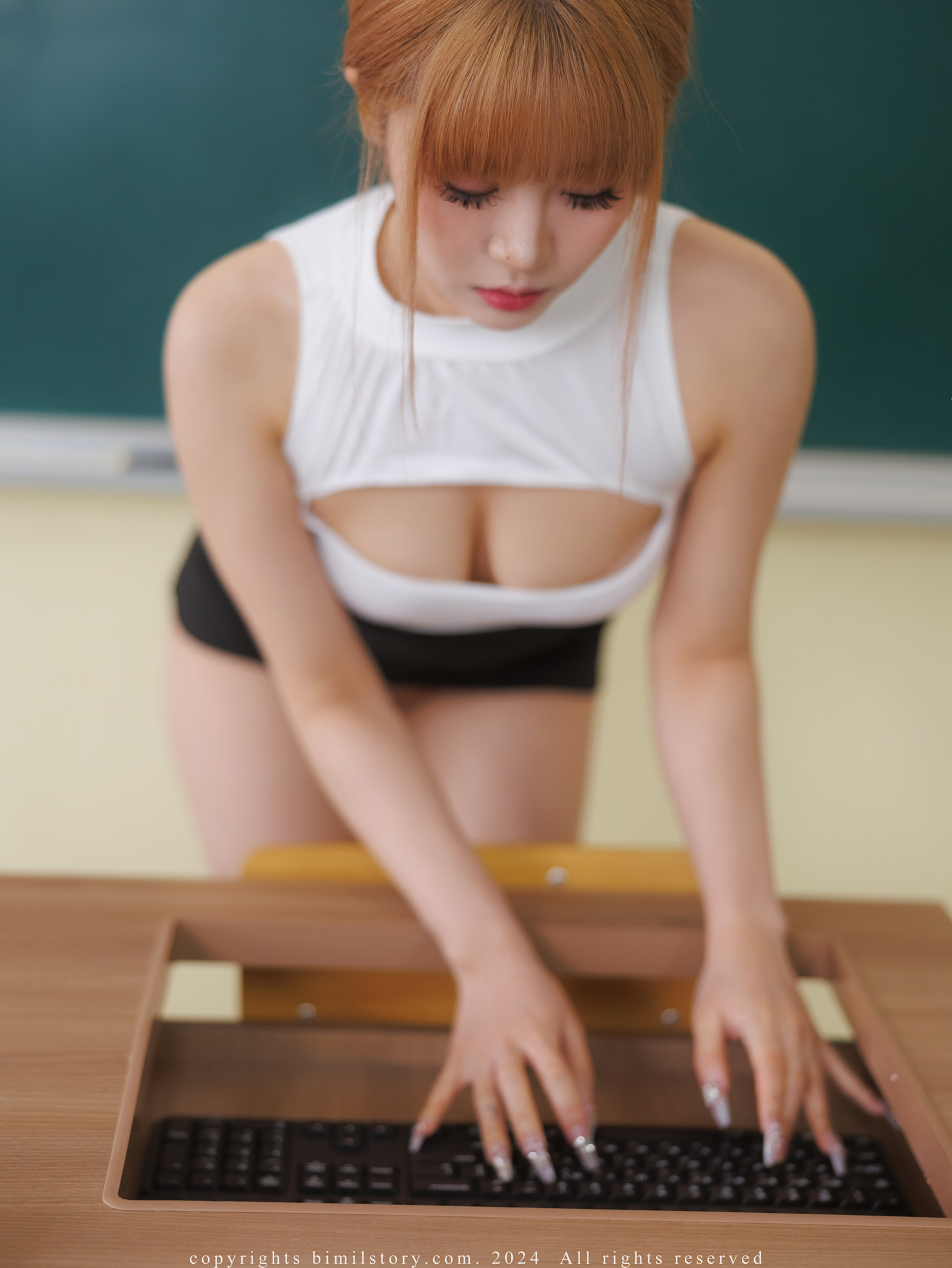 Jeong Bomi 정보미, Bimilstory Vol.48 ‘Academy Teacher’ Set.01の写真 9