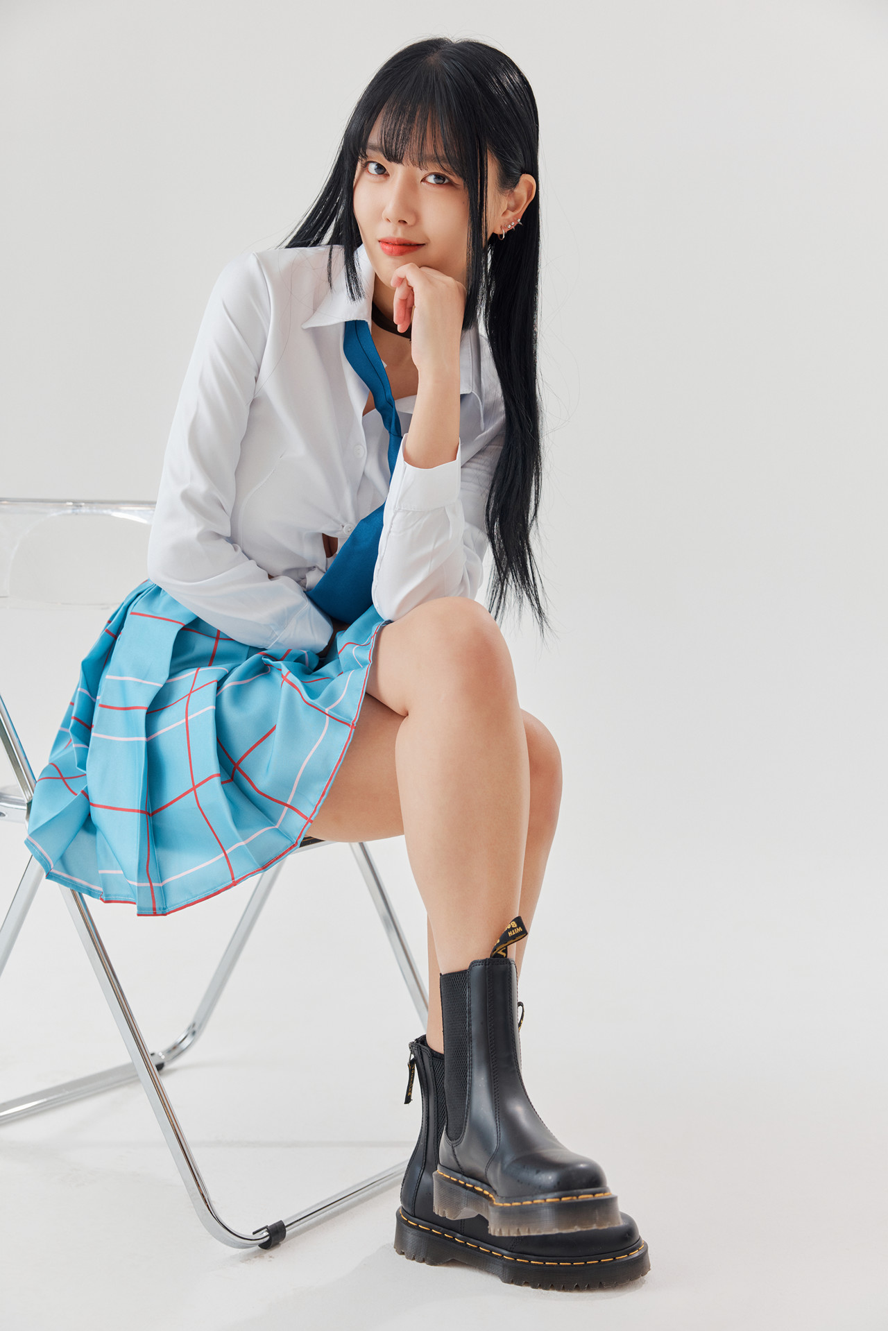 Kiki 키키, PhotoBook ‘Black Hair Marin ♥흑발 마린 키키♥’ Set.01の写真 15