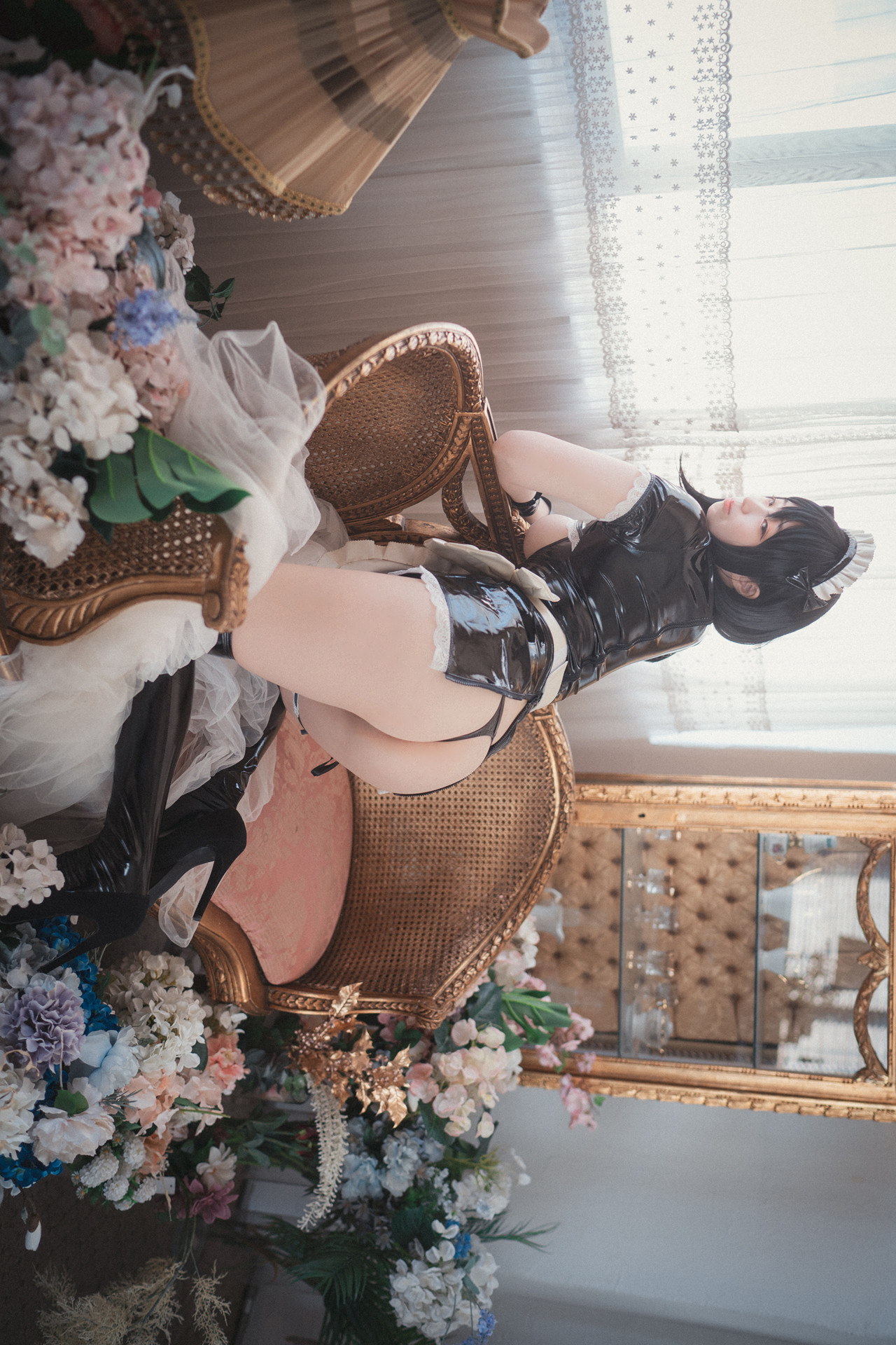 Bambi 밤비, DJAWA ‘Femme de Chambre en Latex’ Set.02の写真 28