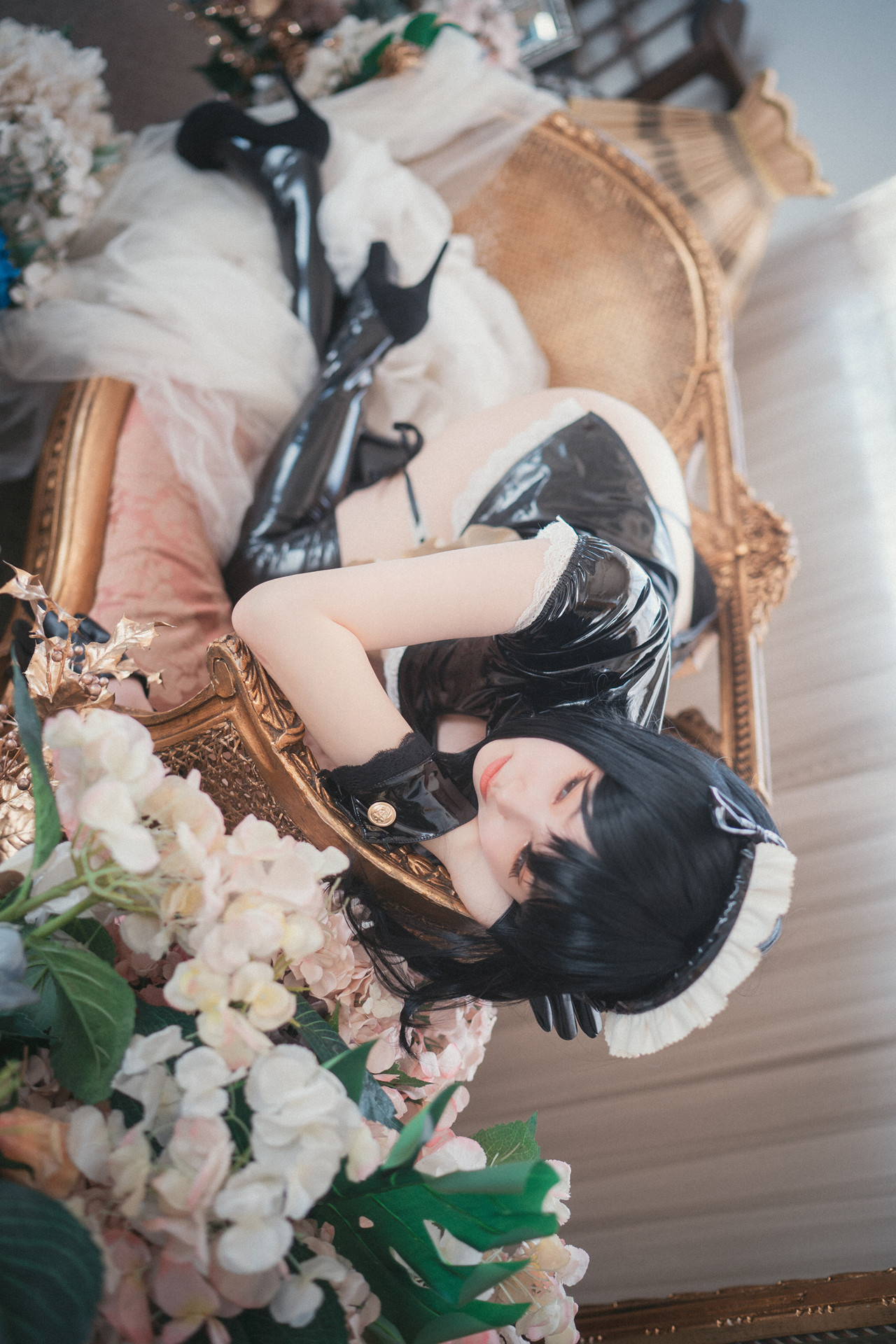 Bambi 밤비, DJAWA ‘Femme de Chambre en Latex’ Set.02の写真 32