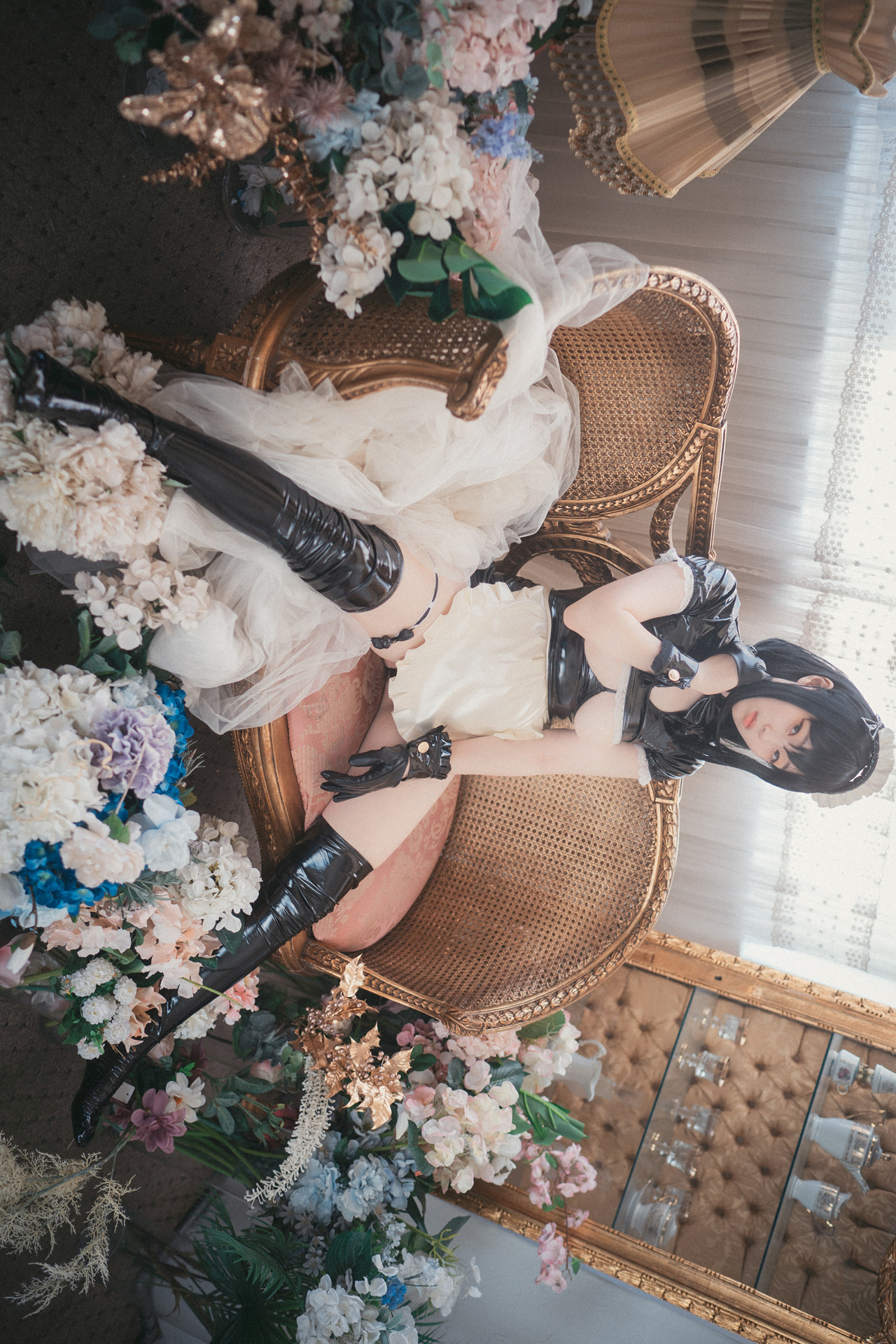 Bambi 밤비, DJAWA ‘Femme de Chambre en Latex’ Set.02の写真 37