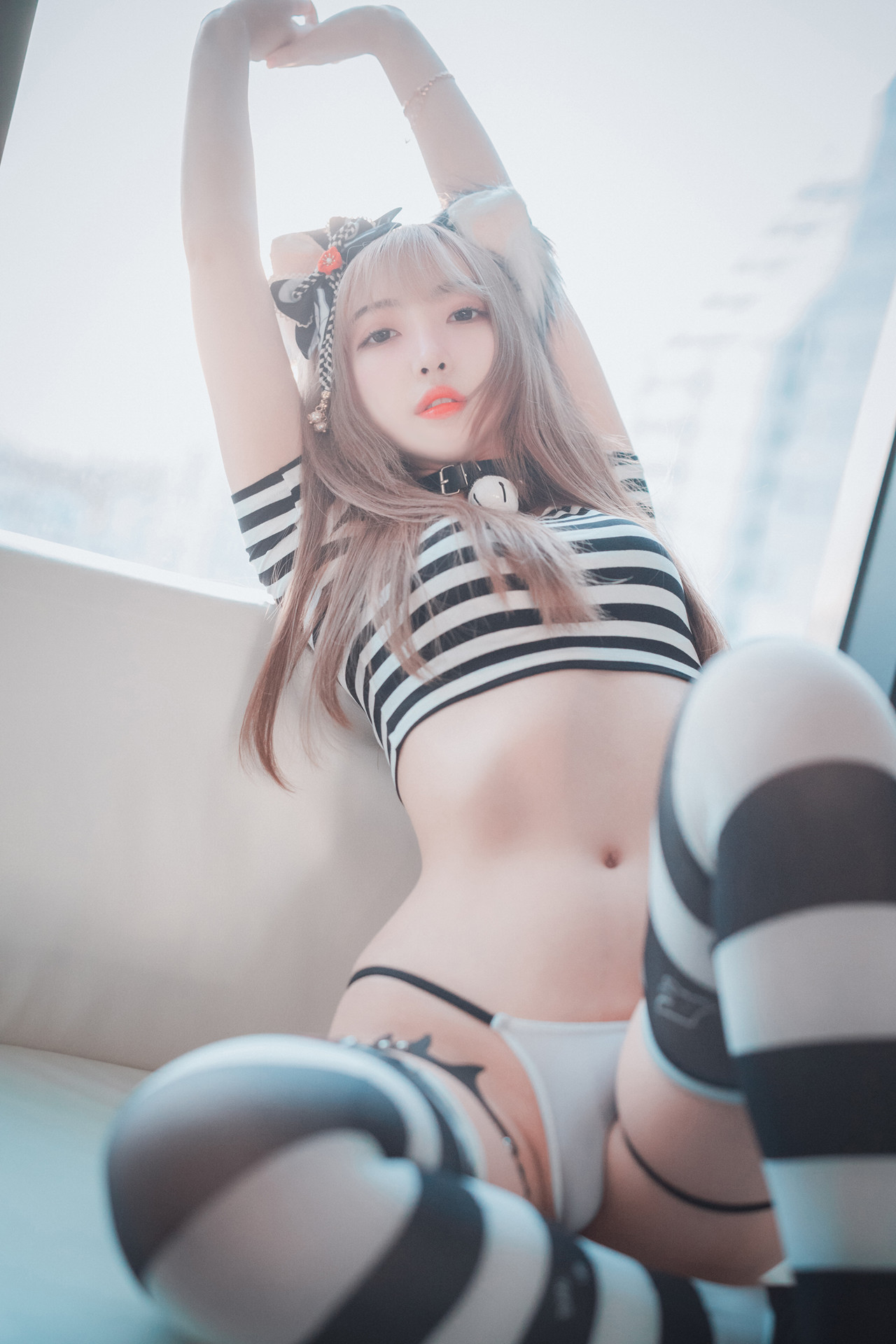 HaNari 하나리, DJAWA ‘Catgirl in Stripes’ Set.01の写真 10