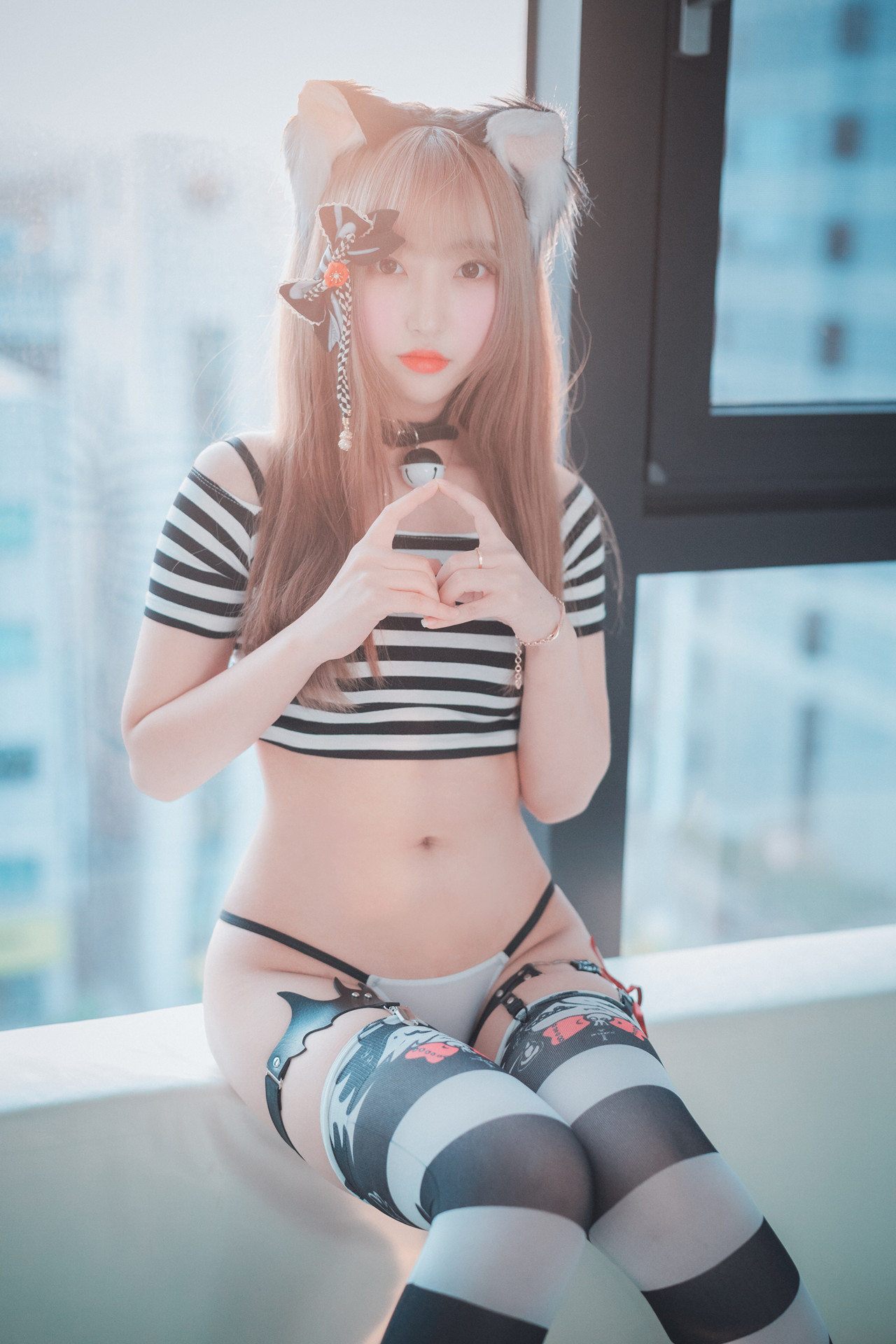 HaNari 하나리, DJAWA ‘Catgirl in Stripes’ Set.02の写真 15