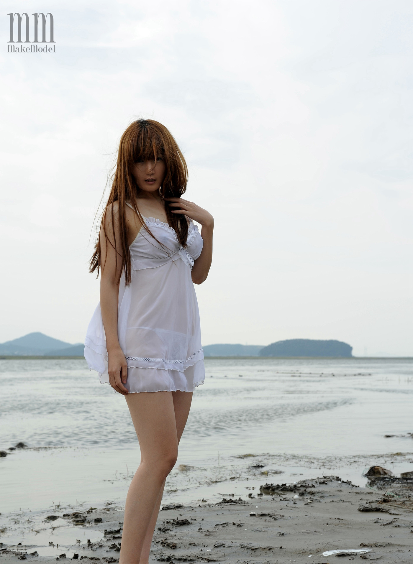 MakeModel 가희 – 시원한 강가에서の写真 4