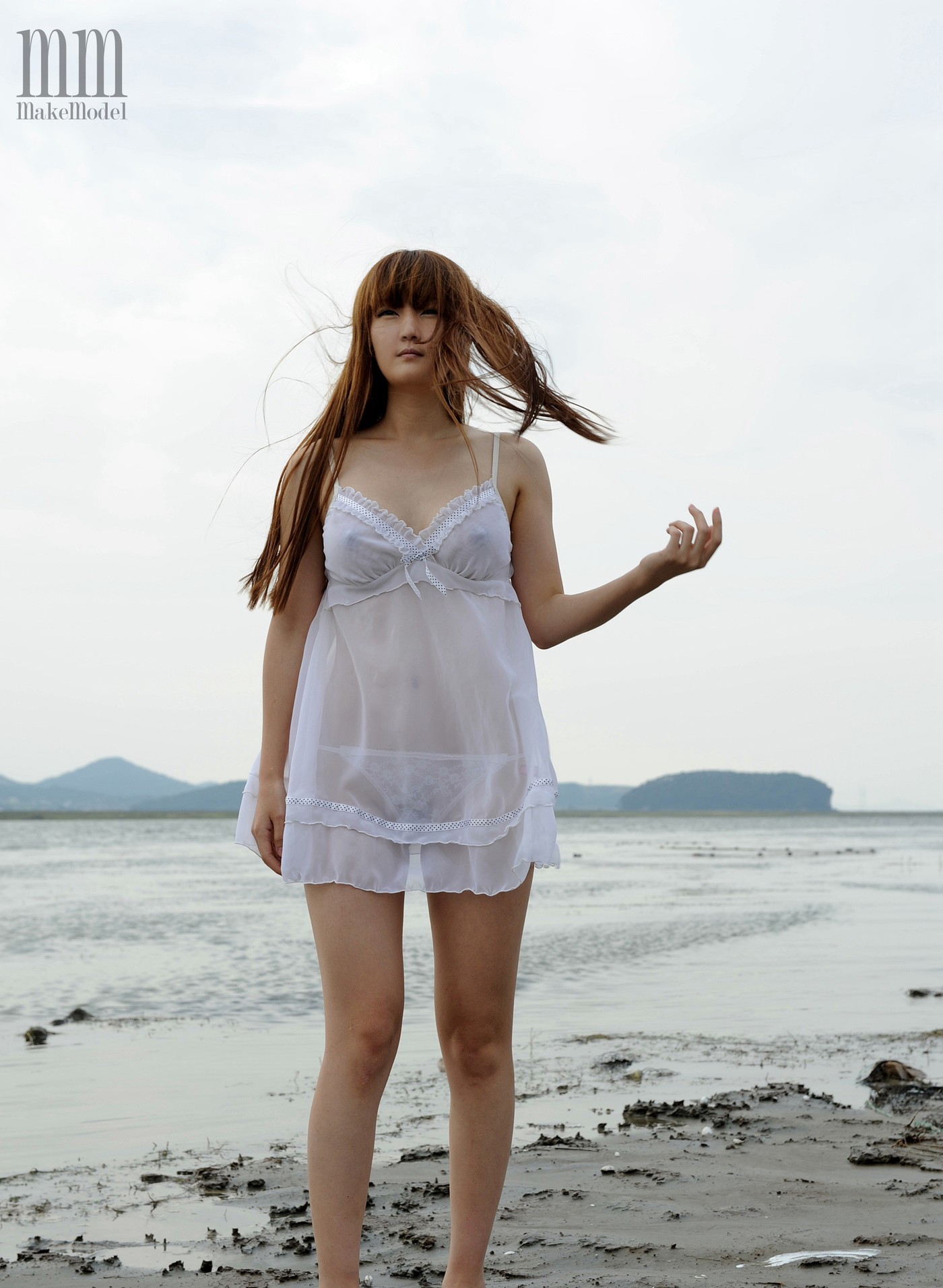 MakeModel 가희 – 시원한 강가에서の写真 5