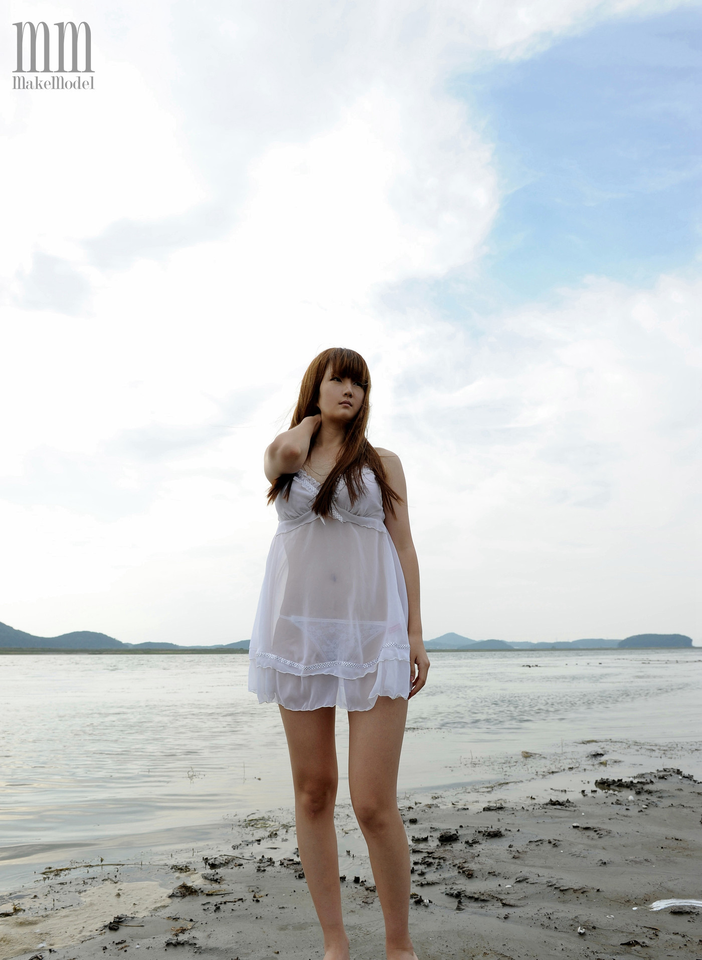 MakeModel 가희 – 시원한 강가에서の写真 8