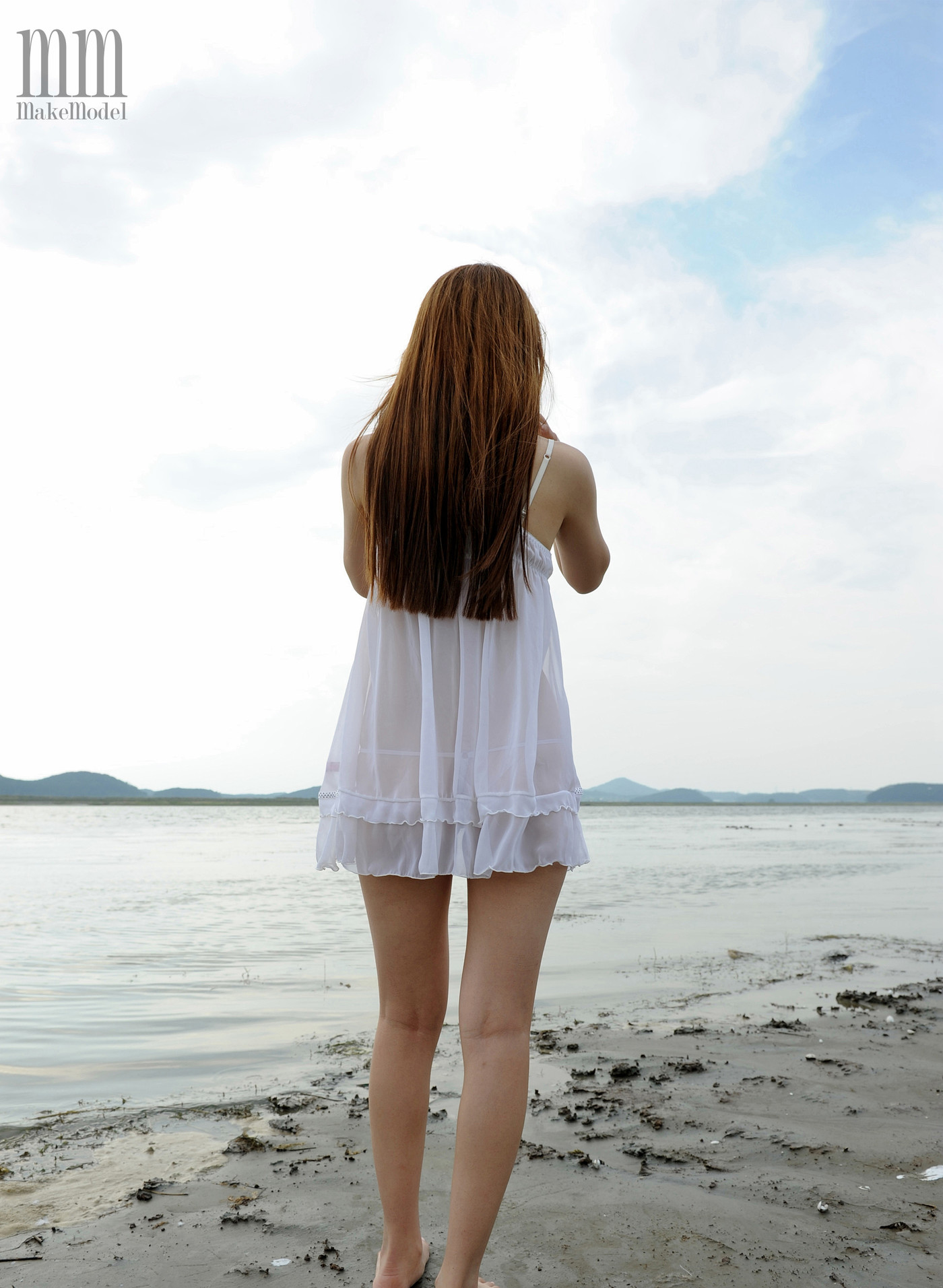 MakeModel 가희 – 시원한 강가에서の写真 12