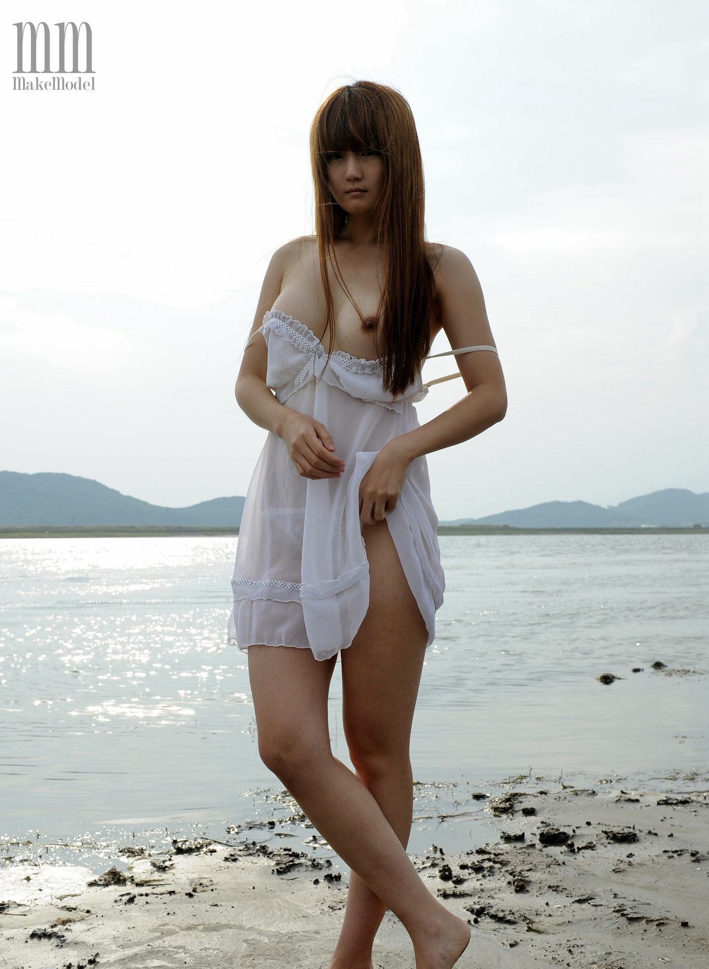 MakeModel 가희 – 시원한 강가에서の写真 36