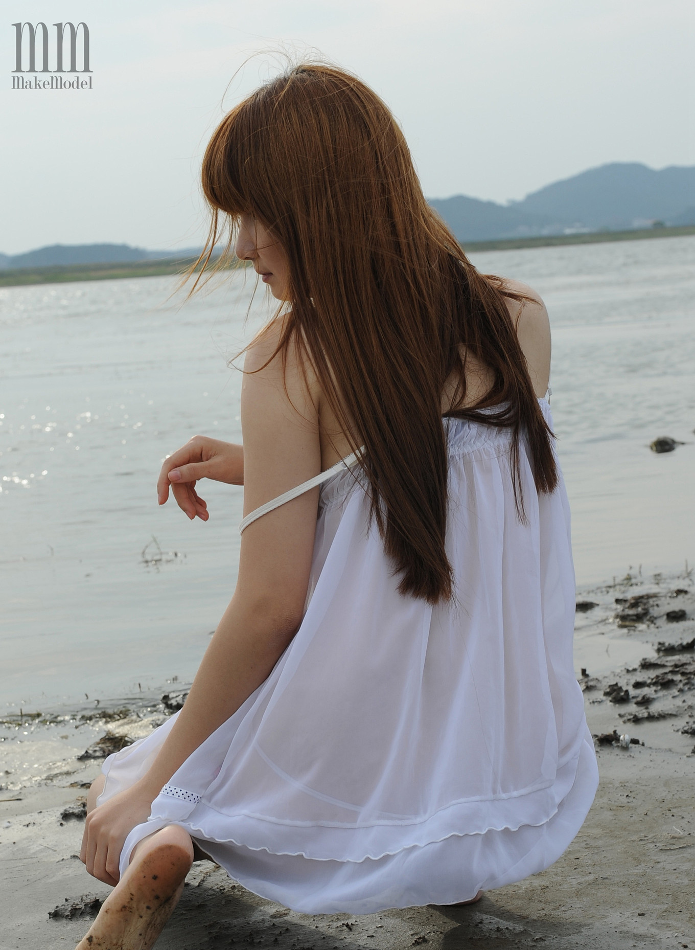 MakeModel Gahee 가희 – 강가에서 이러시면の写真 6