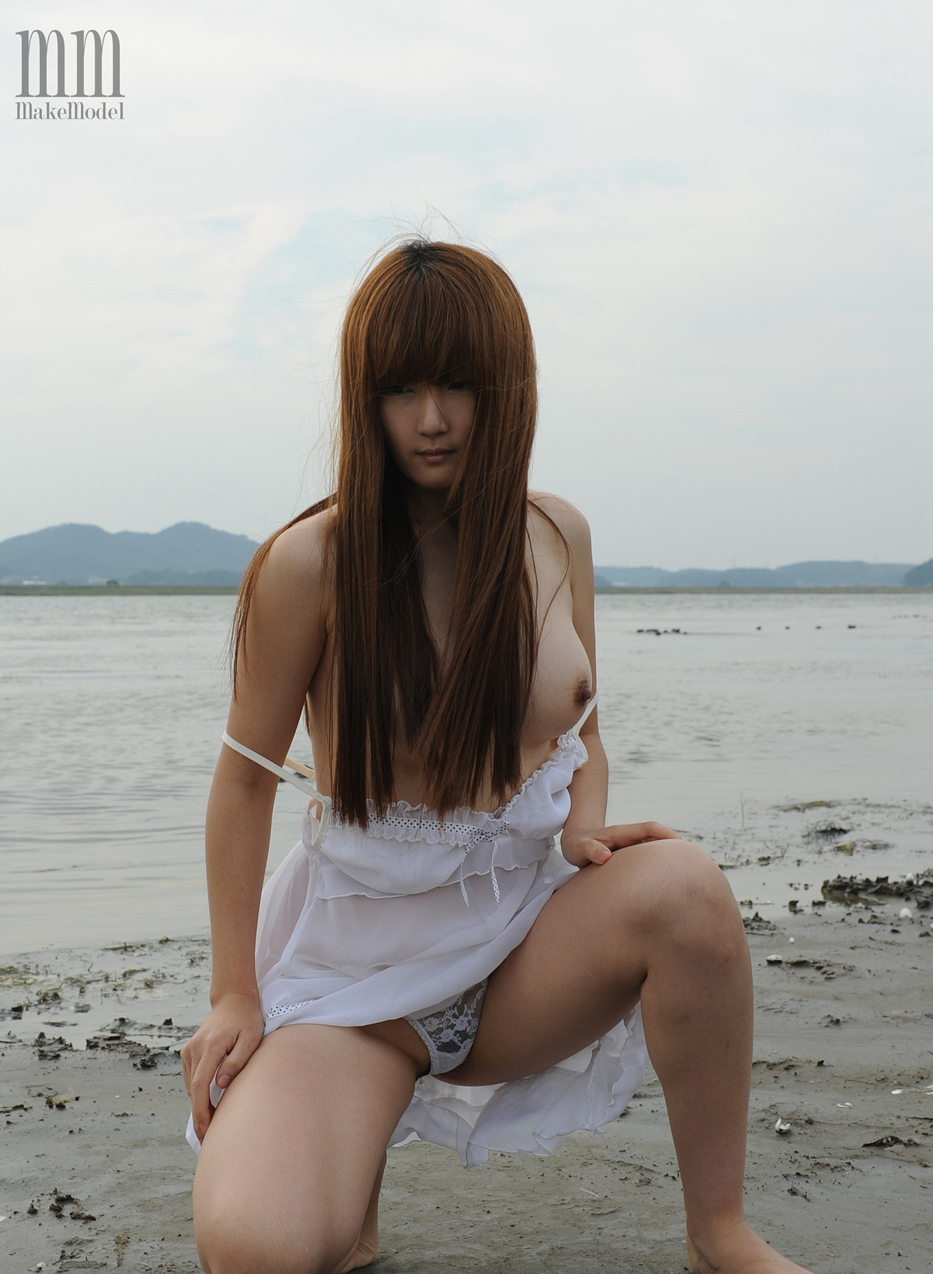 MakeModel Gahee 가희 – 강가에서 이러시면の写真 28
