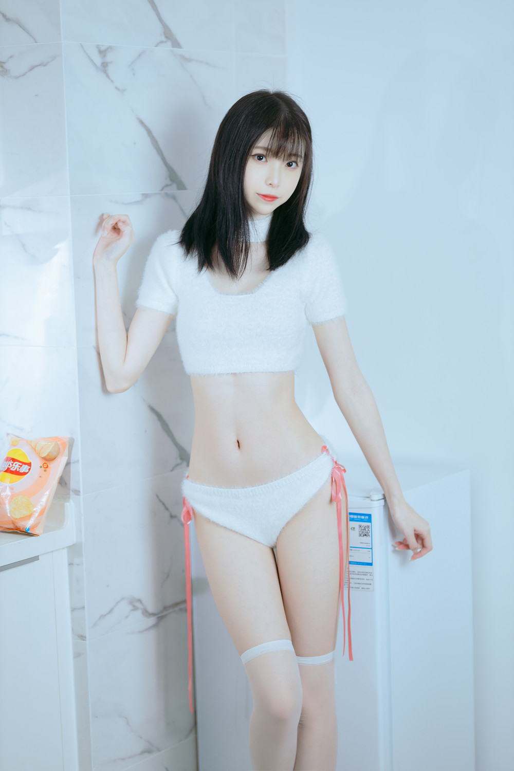 Cosplay 许岚LAN – 纯欲毛衣の写真 3