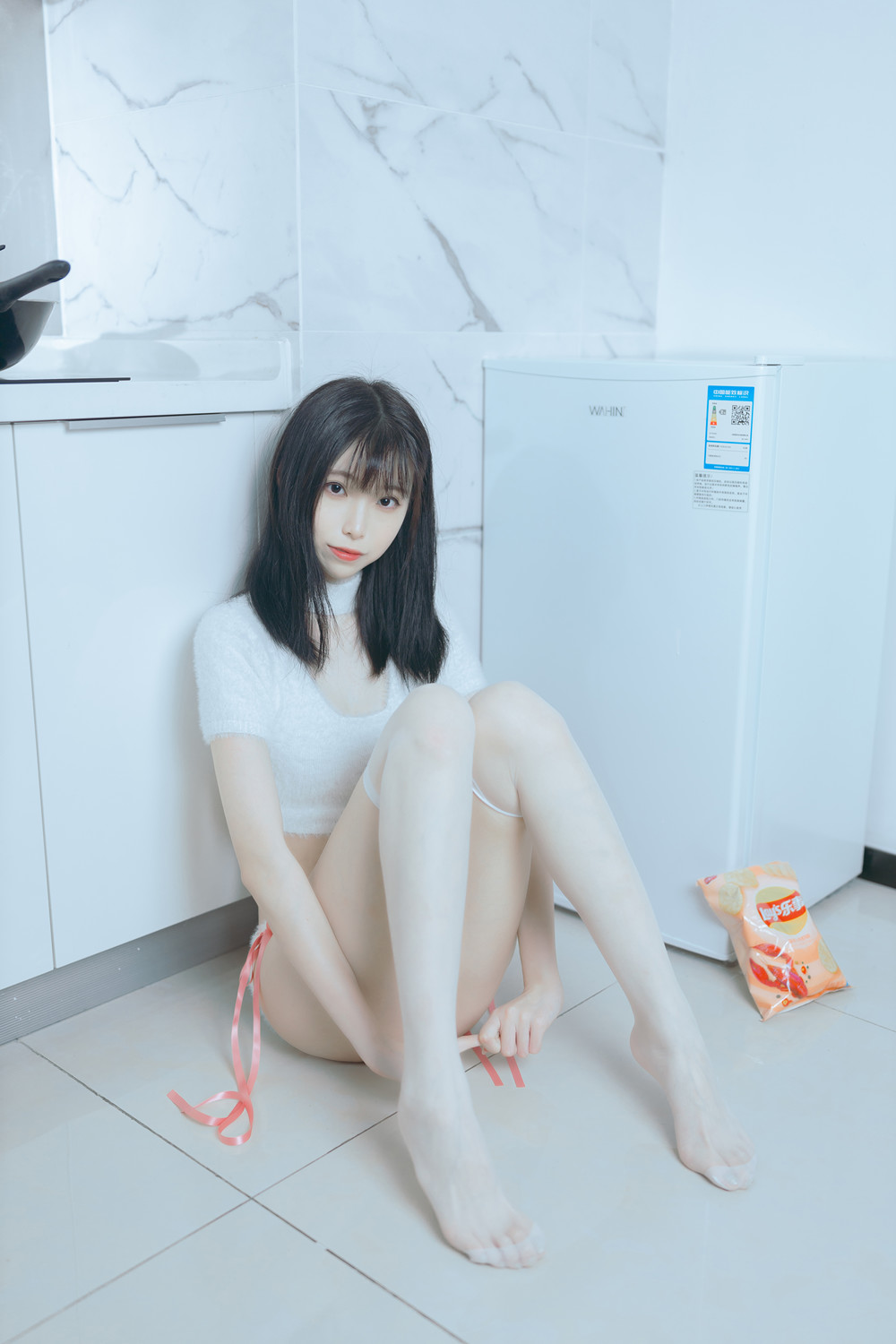 Cosplay 许岚LAN – 纯欲毛衣の写真 29