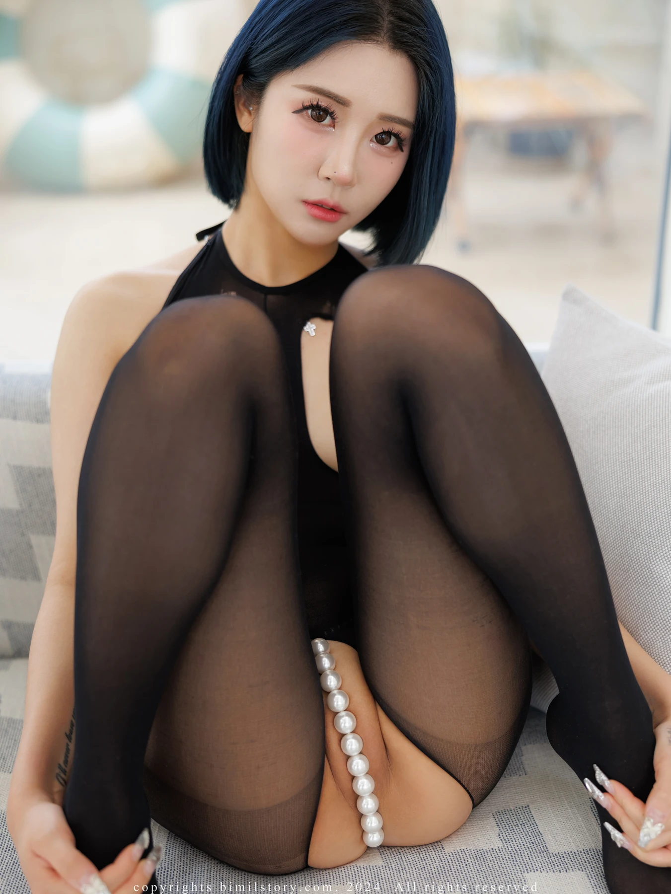 Jeong Bomi 정보미, Bimilstory Vol.52 「Fullbody Stockings With Open Bottoms」 Set.02の写真 5