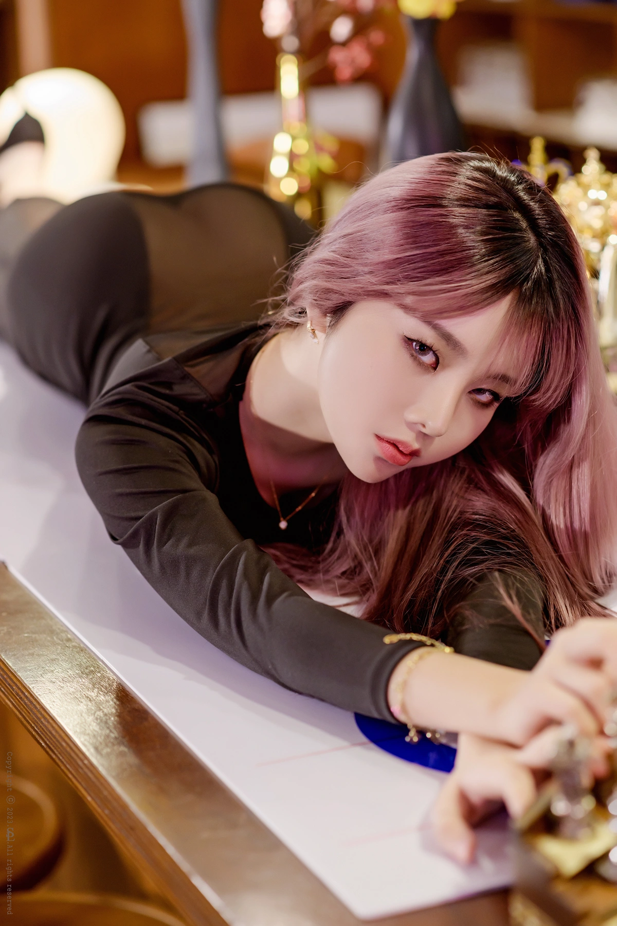 Yuna 유나, SAINT Photolife Vol.52 「See-through Part.2」の写真 55