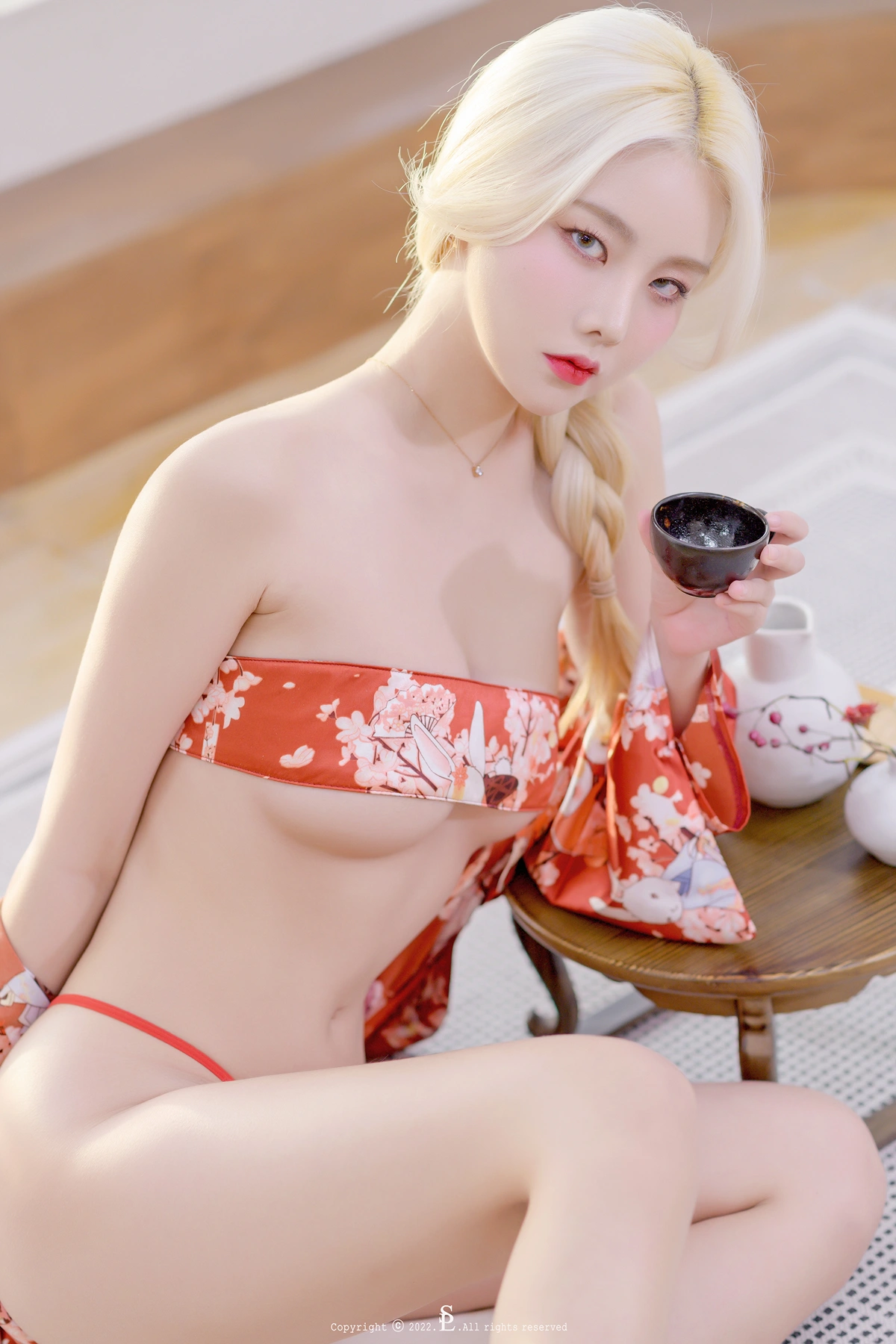 Yuna 유나, SAINT Photolife Vol.52 「Camellia」の写真 45