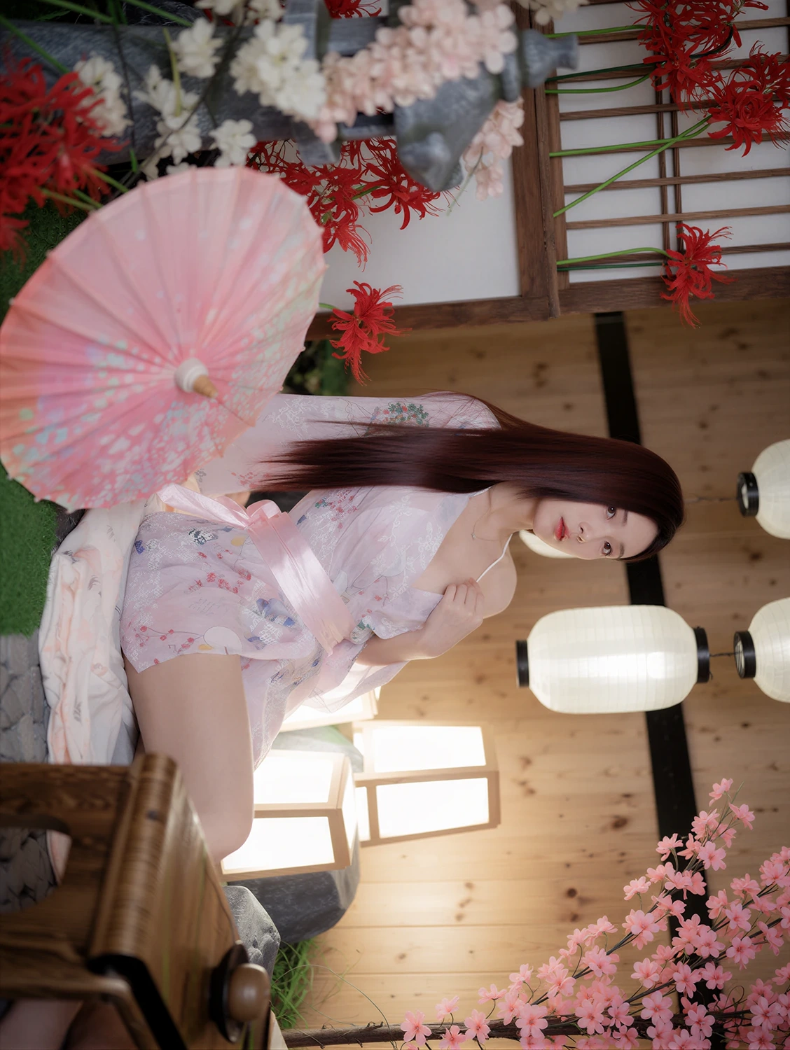 Hayun 하윤 – Bimilstory 「Vol.16 Cherry Blossom Date」の写真 2