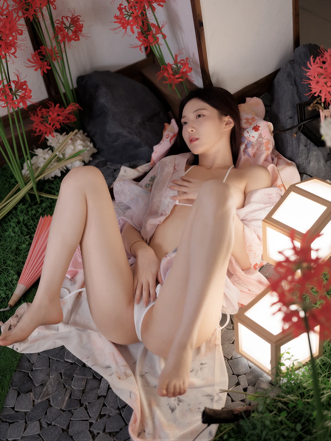 Hayun 하윤 – Bimilstory 「Vol.16 Cherry Blossom Date」の写真 25