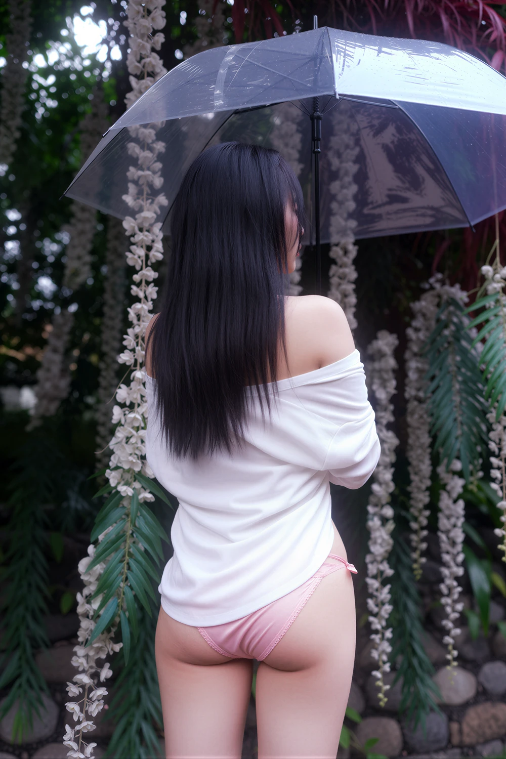 Rinaモモリナ – MAXIM 「Wet In The Rain – OUTSIDE」の写真 3