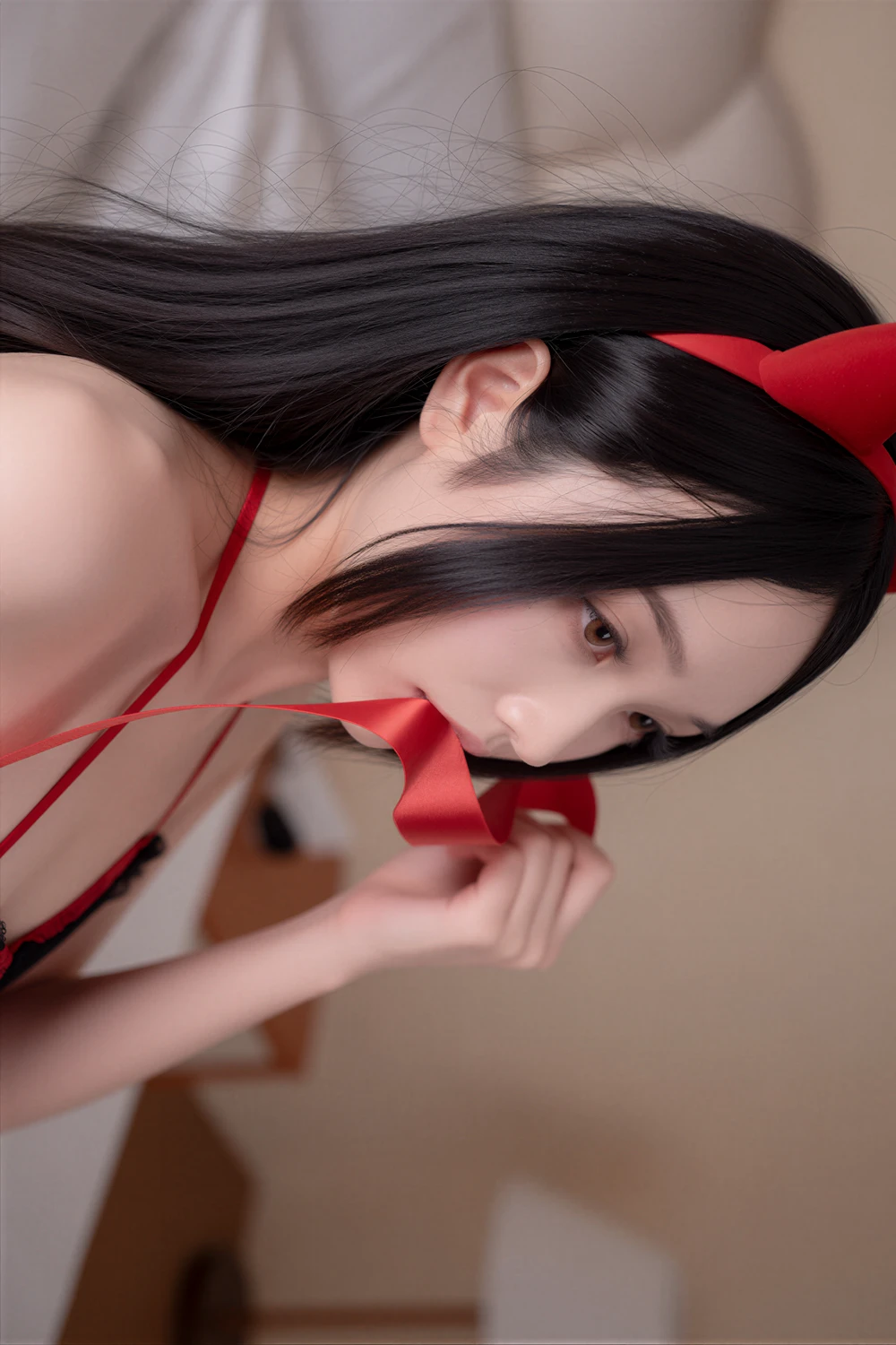 Suji 수지 – Pure Media Vol.313 「Summon The Red Devil」の写真 32