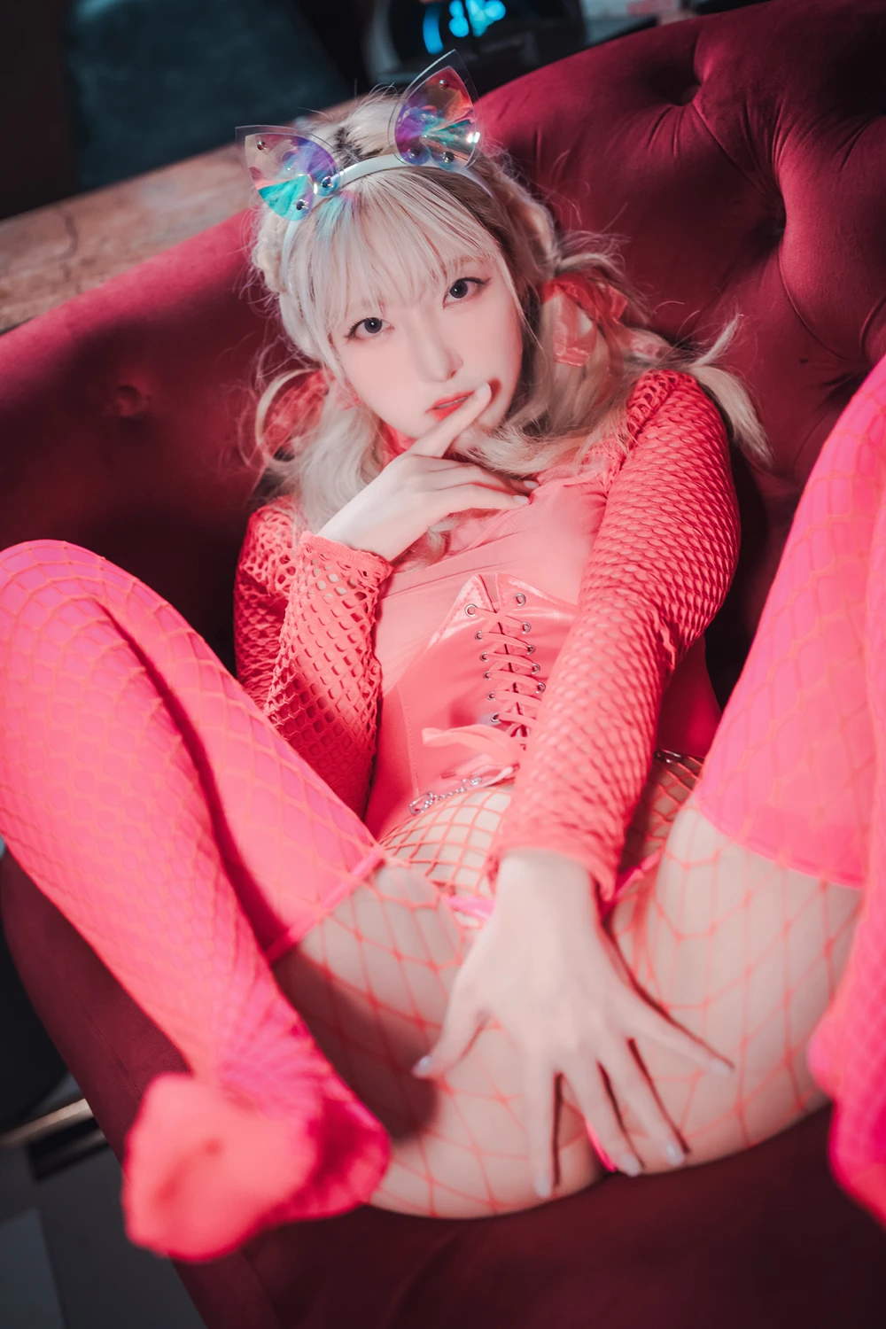 HaNari 하나리 – DJAWA 「Sheer Pink Cat Girl」の写真 9
