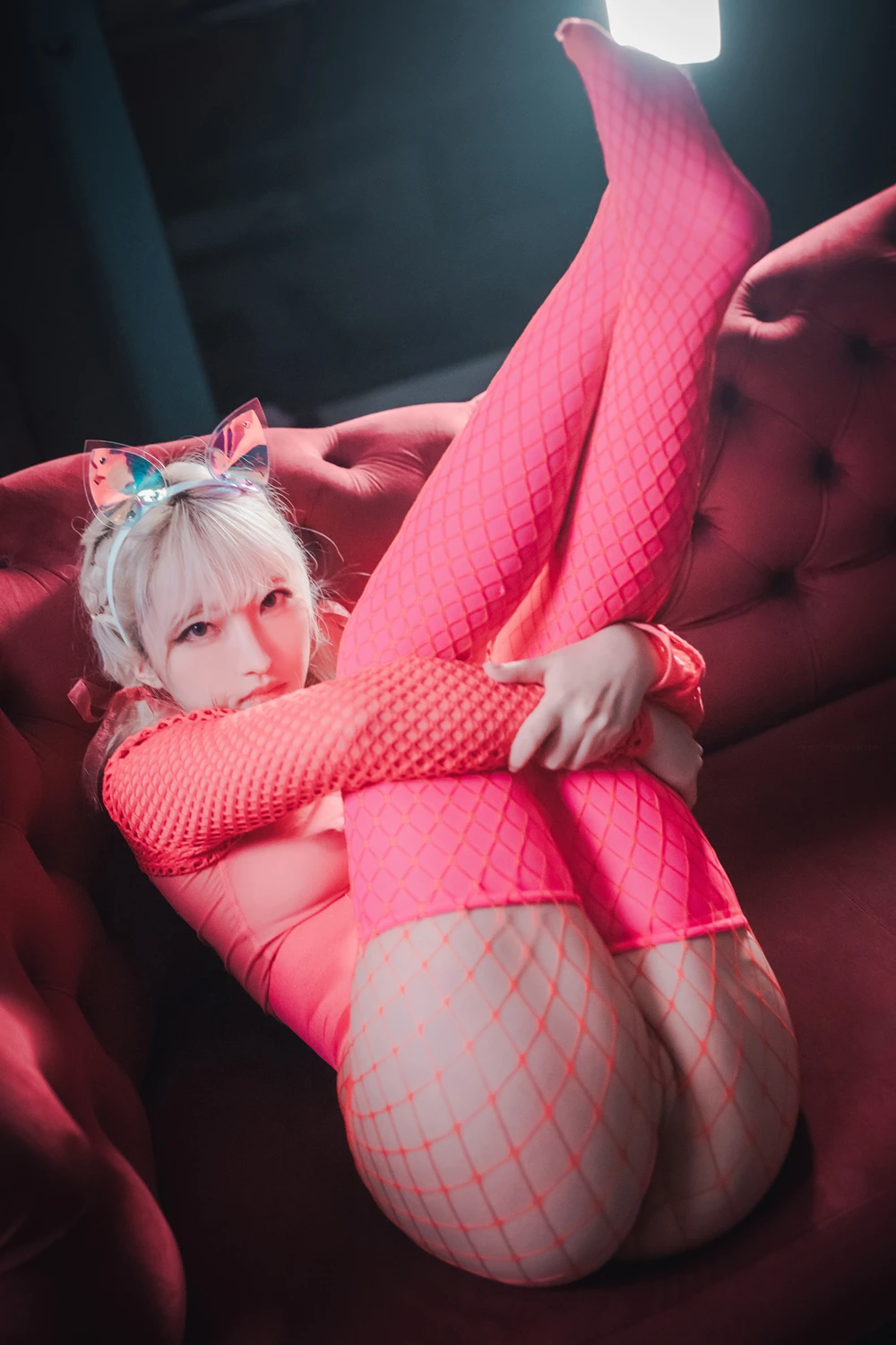 HaNari 하나리 – DJAWA 「Sheer Pink Cat Girl」の写真 44