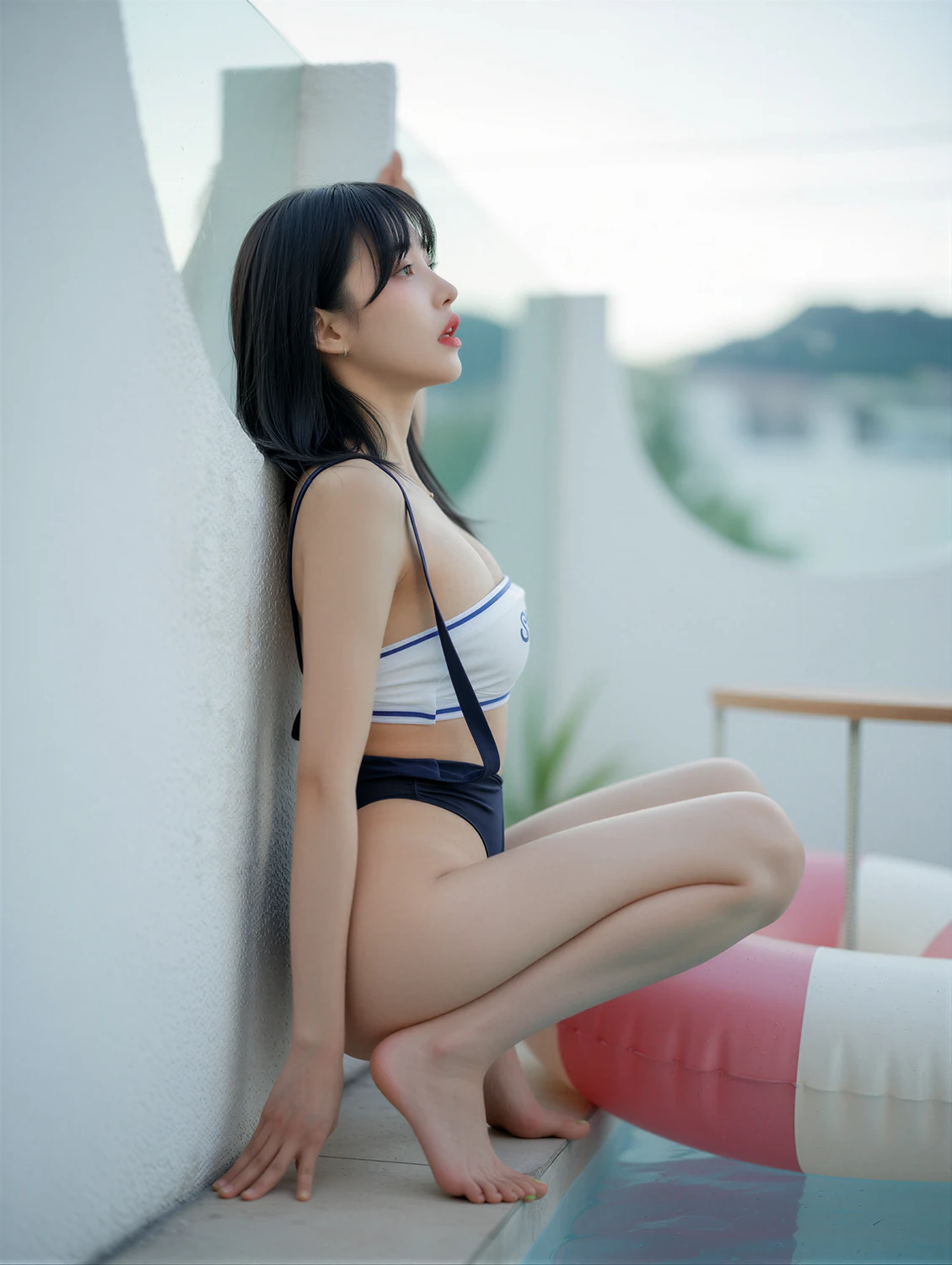 Taeri（テリ）｜プールサイドのポートレートの写真 17