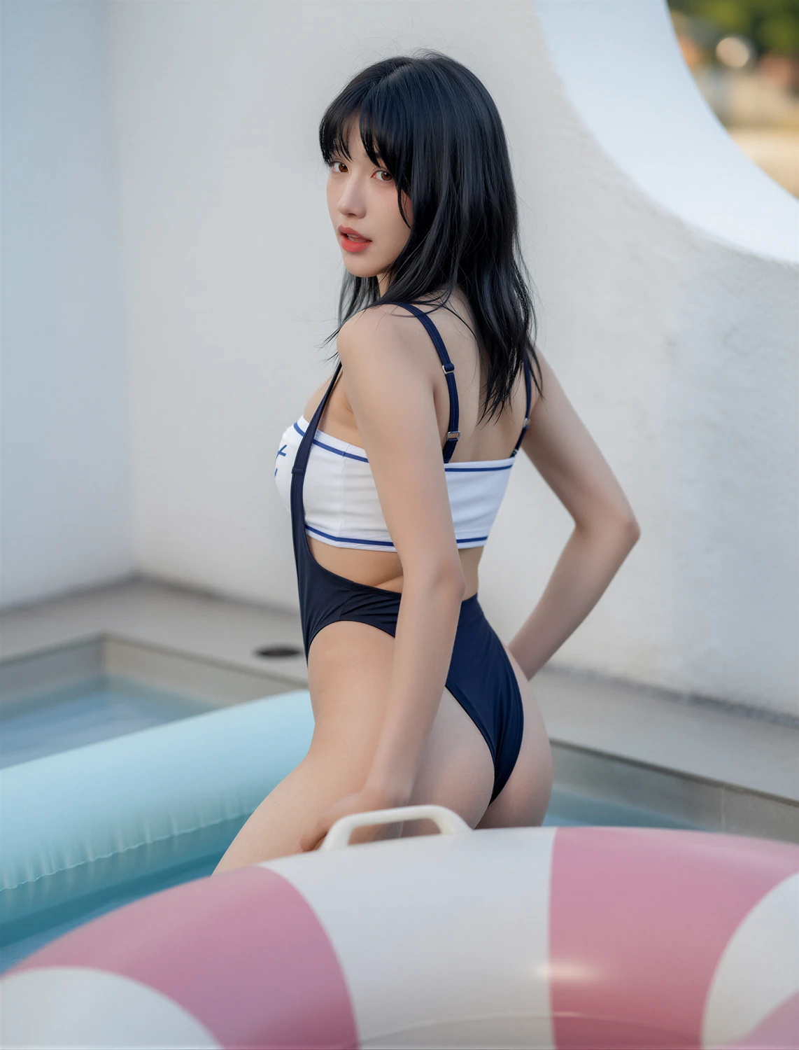 Taeri（テリ）｜プールサイドのポートレートの写真 31