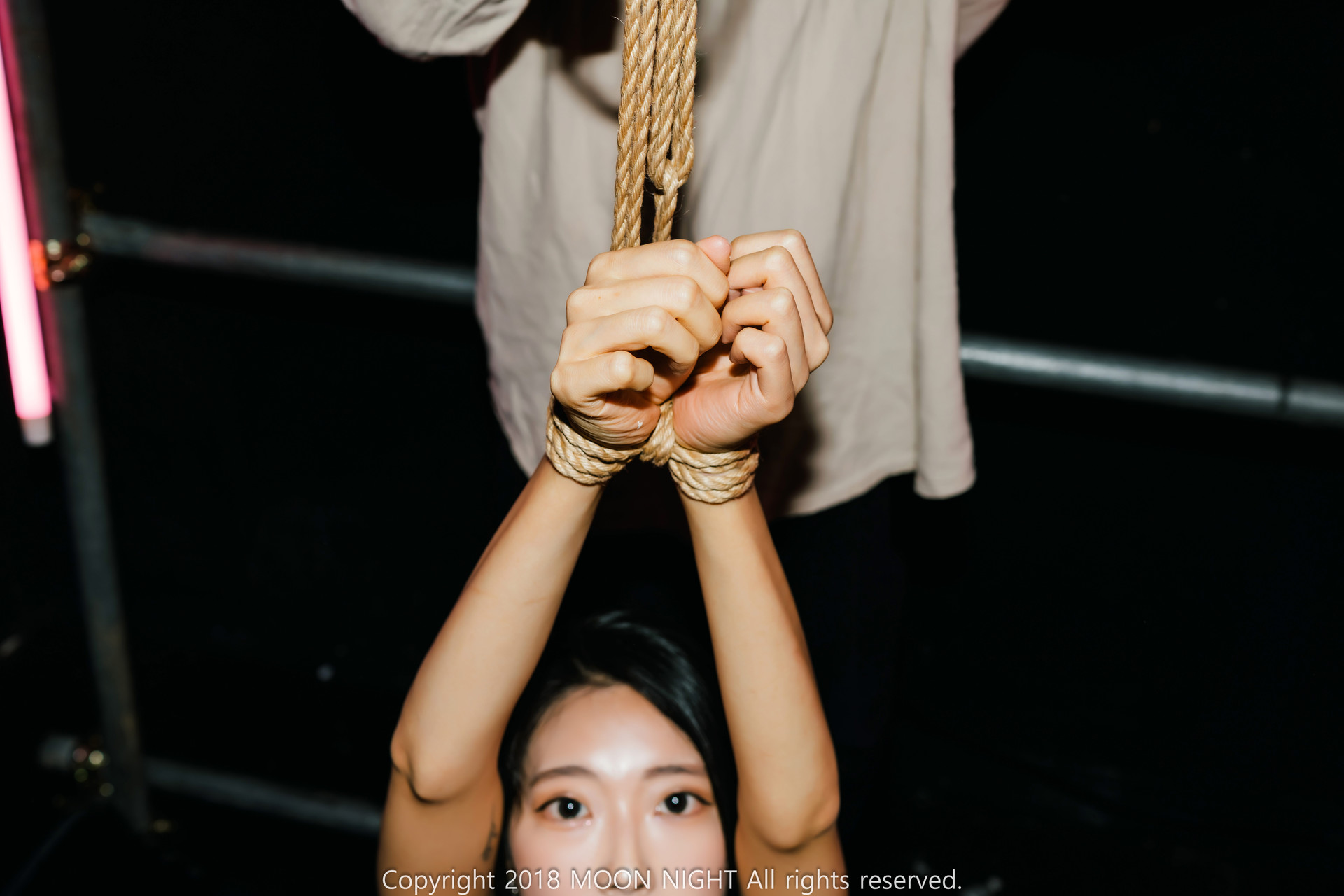 Mona 모나, [Moon Night Snap] SM Club 아트 본디지 (with 마스터) Set.01の写真 32