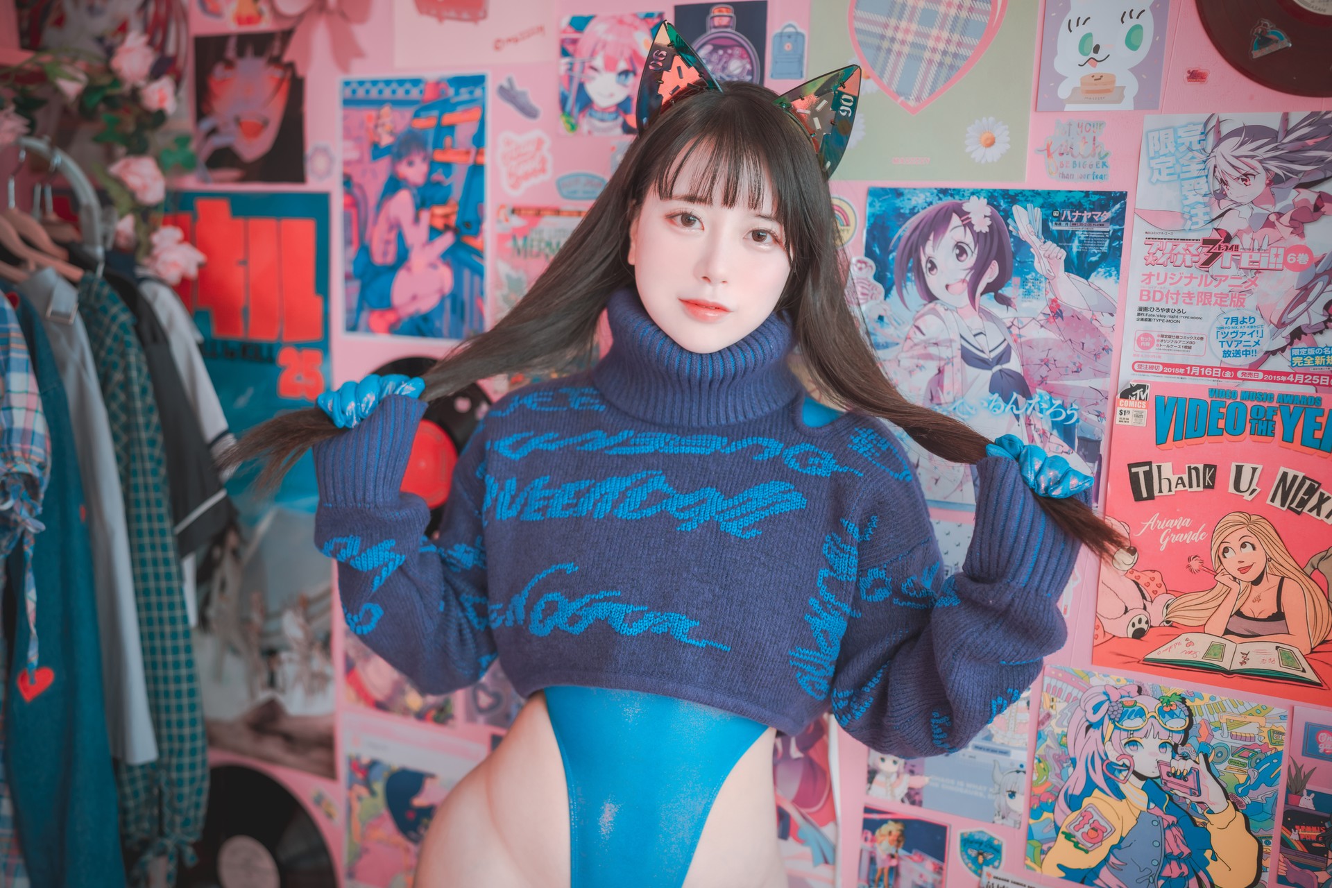 ZziZzi, [DJAWA] Cyber Cat in Mystique Blue Set.01の写真 6