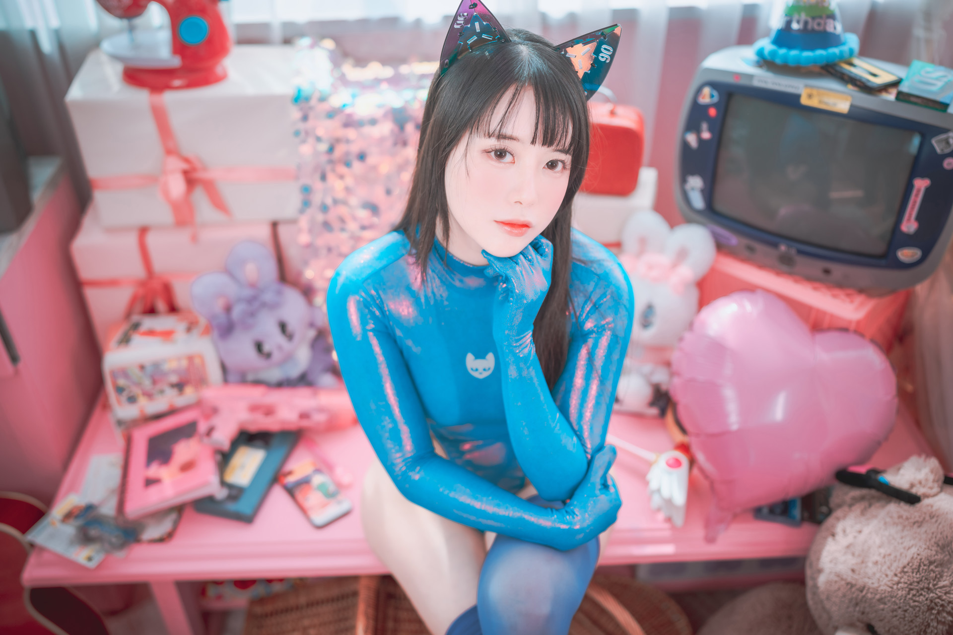 ZziZzi, [DJAWA] Cyber Cat in Mystique Blue Set.01の写真 59