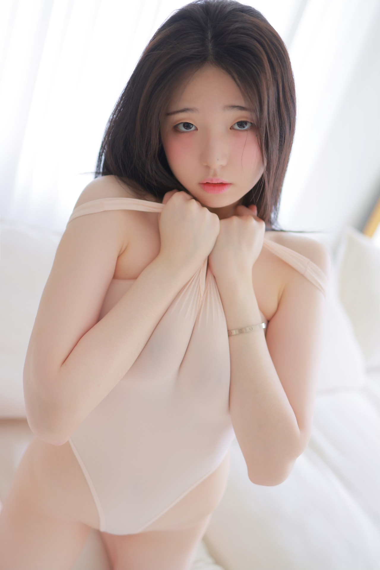 Yeon Woo 연우, [Patreon] White Bodysuit Set.01の写真 41