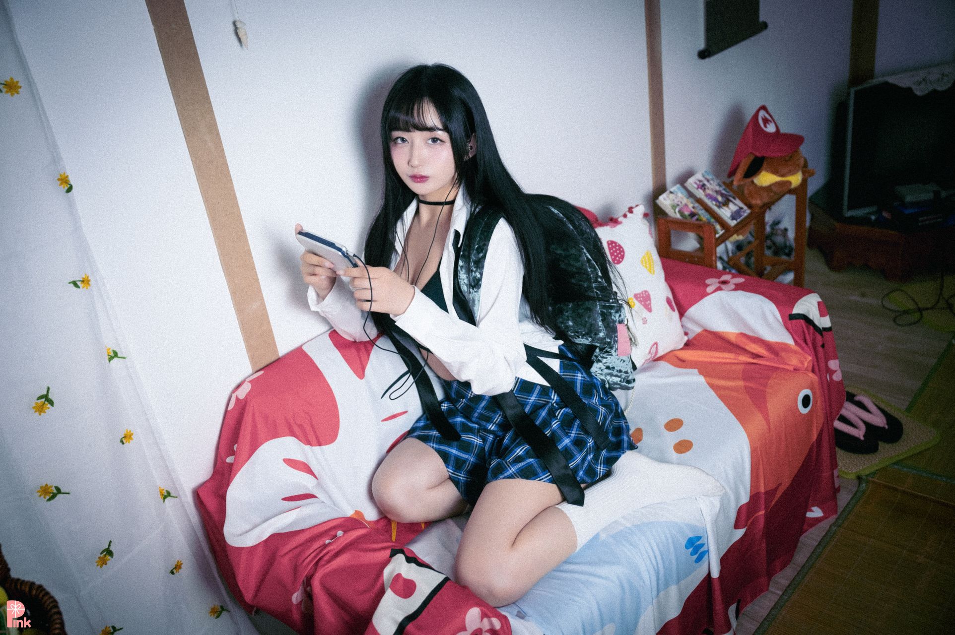 Han Jina 한지나, [PINK] 지나의 교복 생활 (Dark Ver)の写真 3