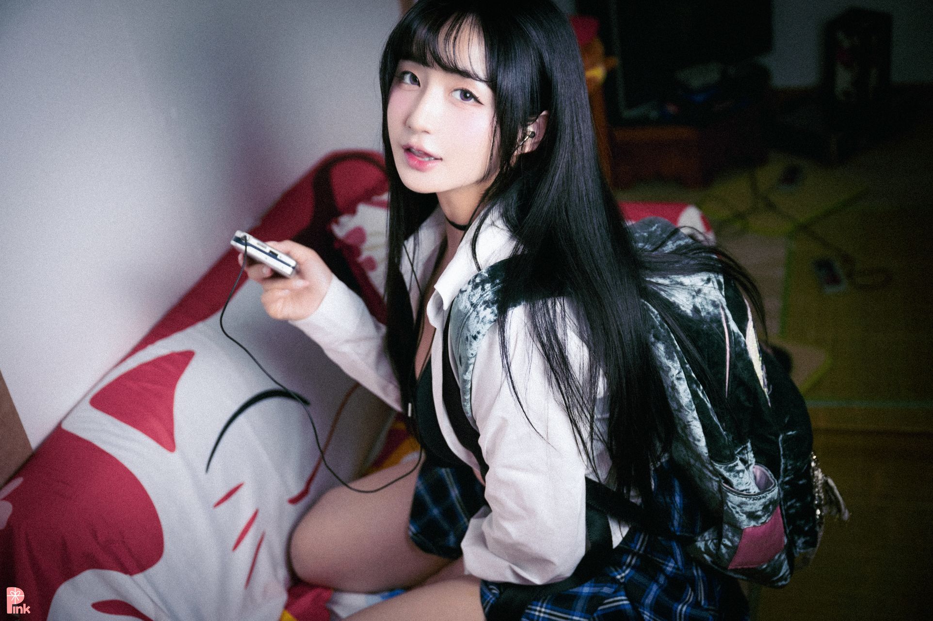 Han Jina 한지나, [PINK] 지나의 교복 생활 (Dark Ver)の写真 5