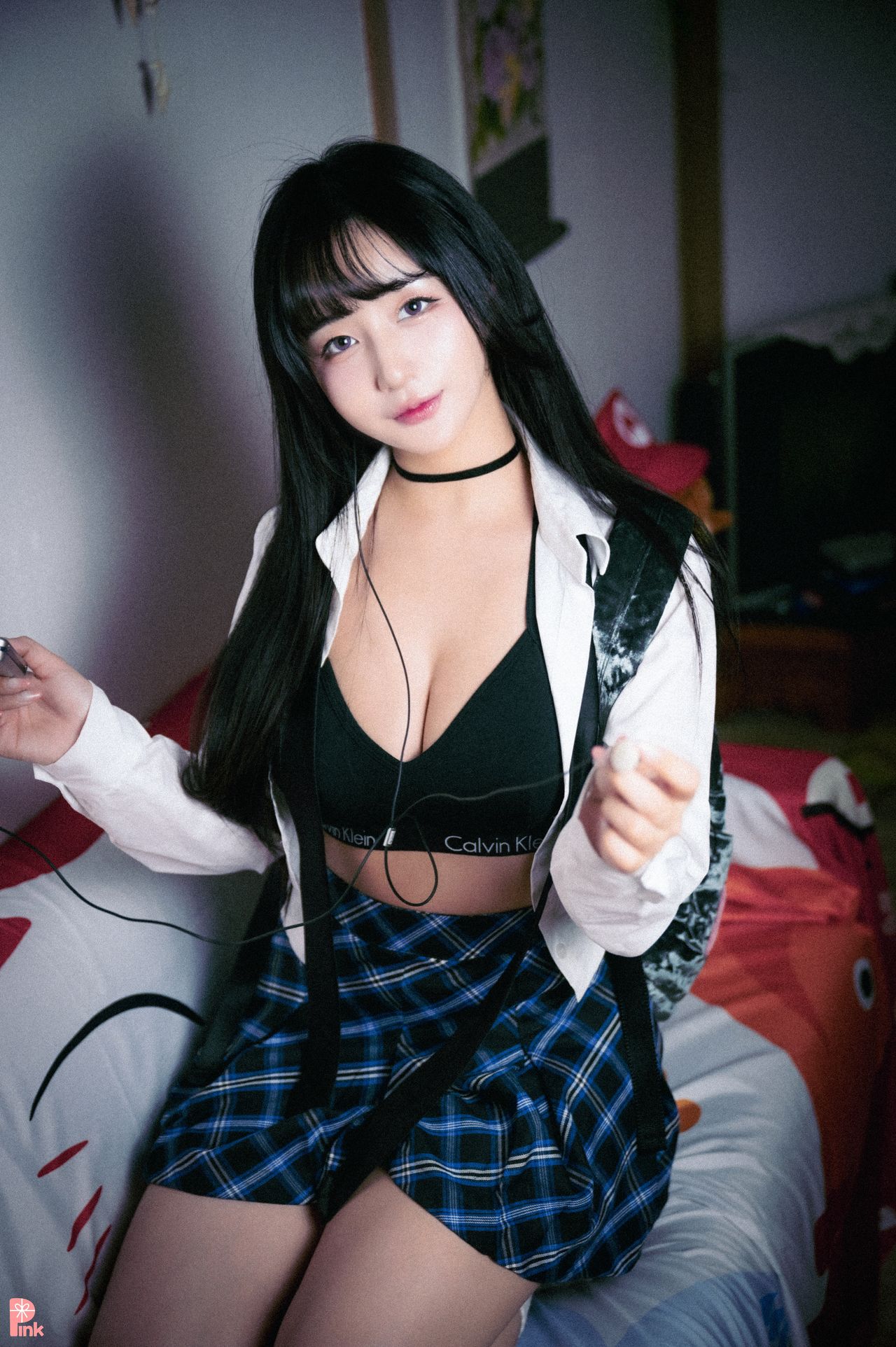 Han Jina 한지나, [PINK] 지나의 교복 생활 (Dark Ver)の写真 9