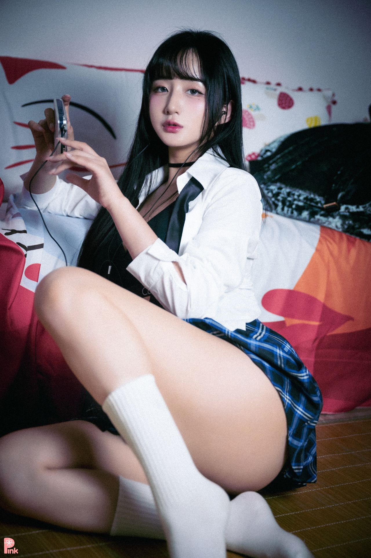 Han Jina 한지나, [PINK] 지나의 교복 생활 (Dark Ver)の写真 16