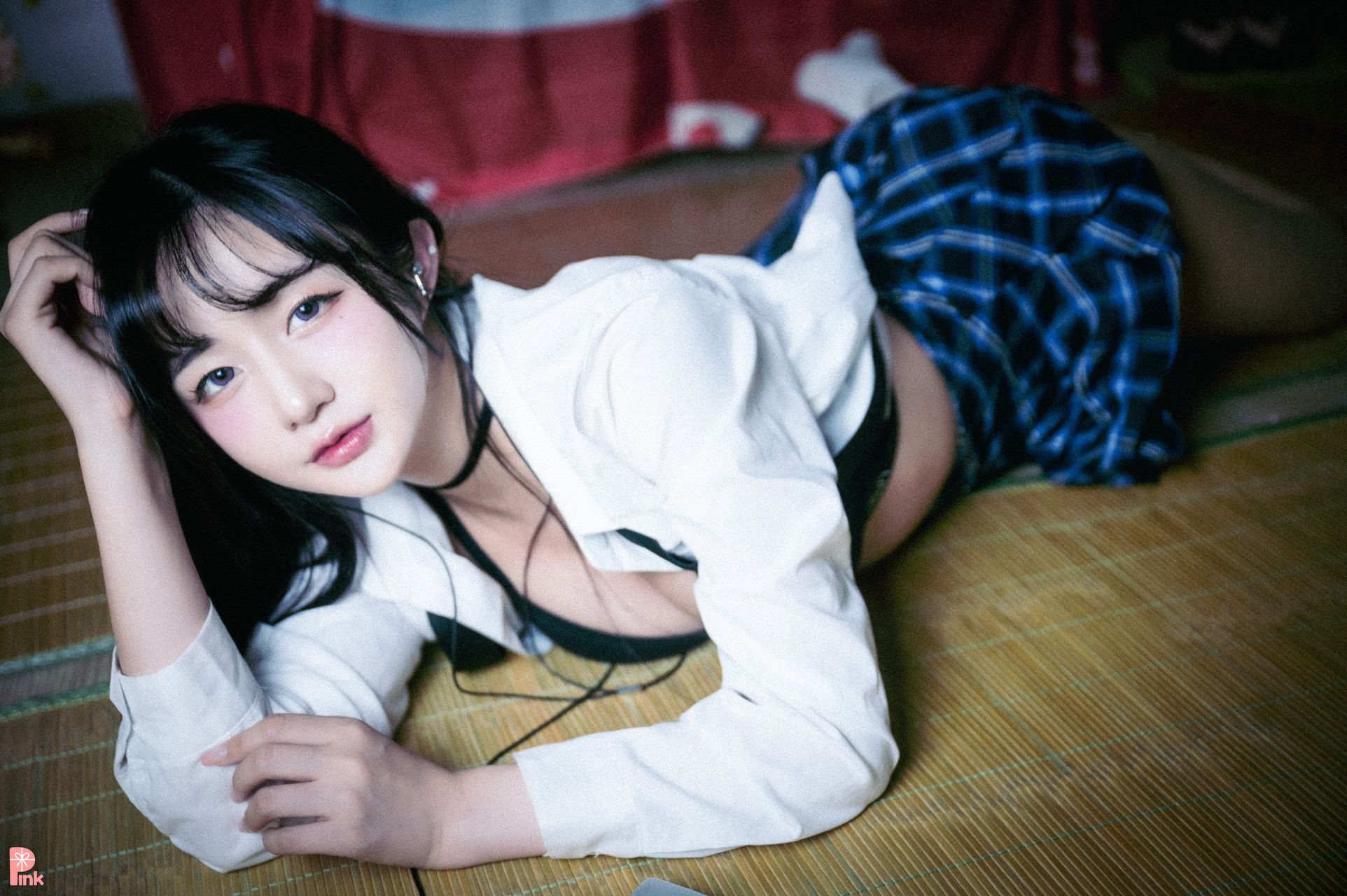 Han Jina 한지나, [PINK] 지나의 교복 생활 (Dark Ver)の写真 31