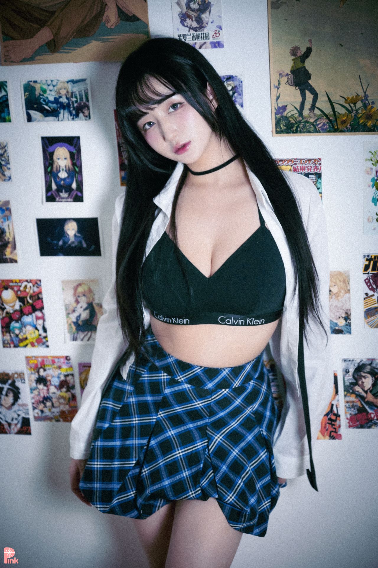 Han Jina 한지나, [PINK] 지나의 교복 생활 (Dark Ver)の写真 45
