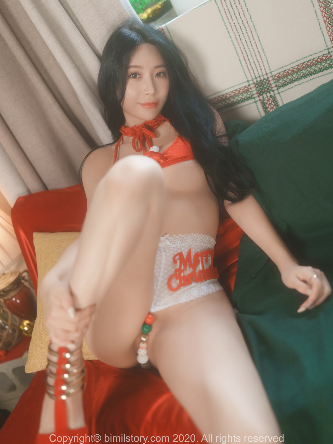 Minjung 민정, [Bimilstory] X-mas Special Challenge! Beads Panties Santa Girl Set.01の写真 25
